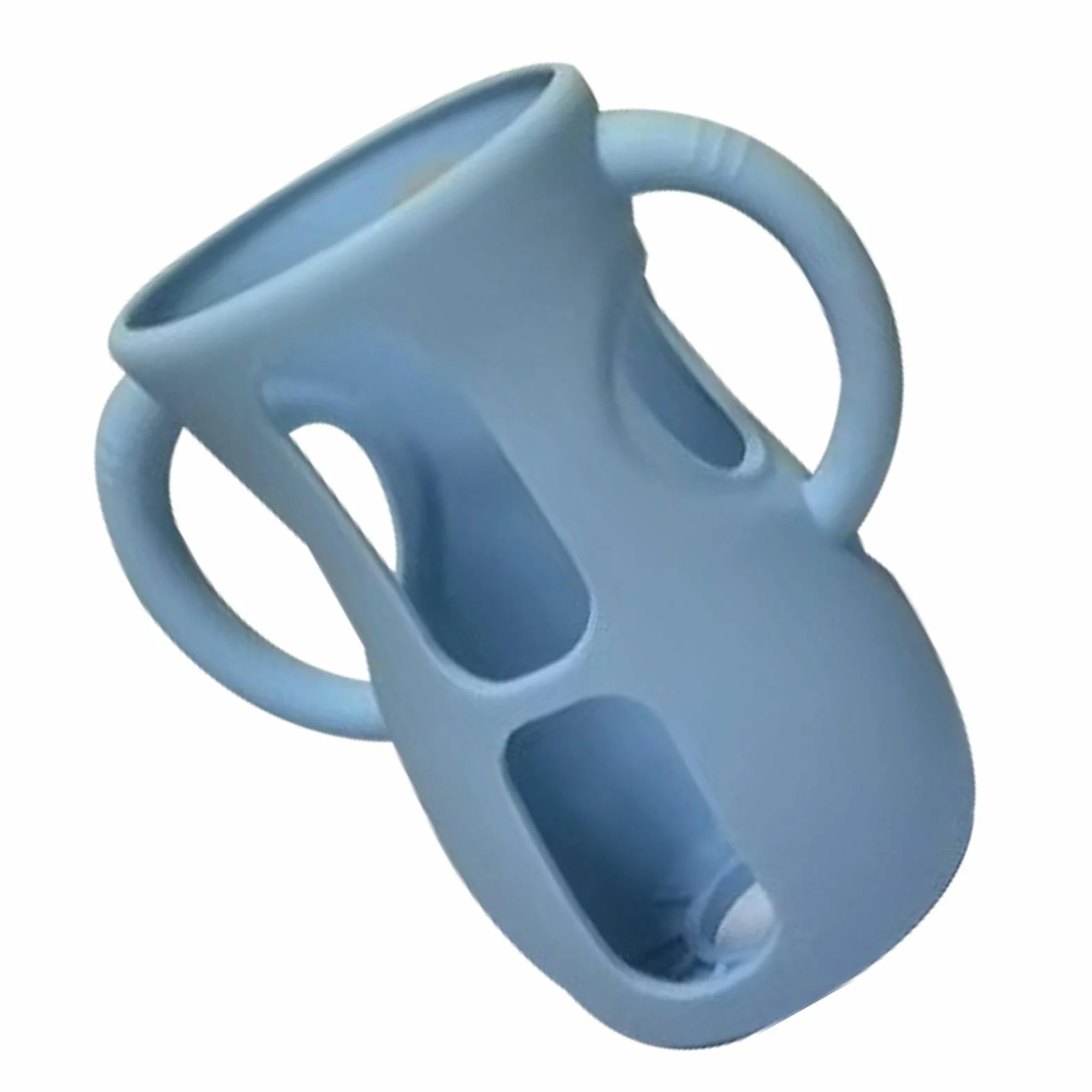 Custodia in silicone per biberon in vetro, per biberon in vetro, con manici, infrangibile, resistente alle cadute e agli urti, lavabile in lavastoviglie