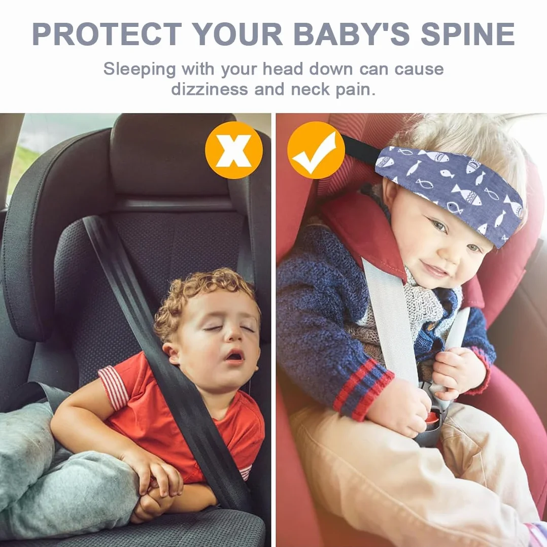 CATOR 2 confezioni fascia di sicurezza per seggiolino auto per bambini, fascia regolabile per passeggino, protegge la sicurezza dei bambini