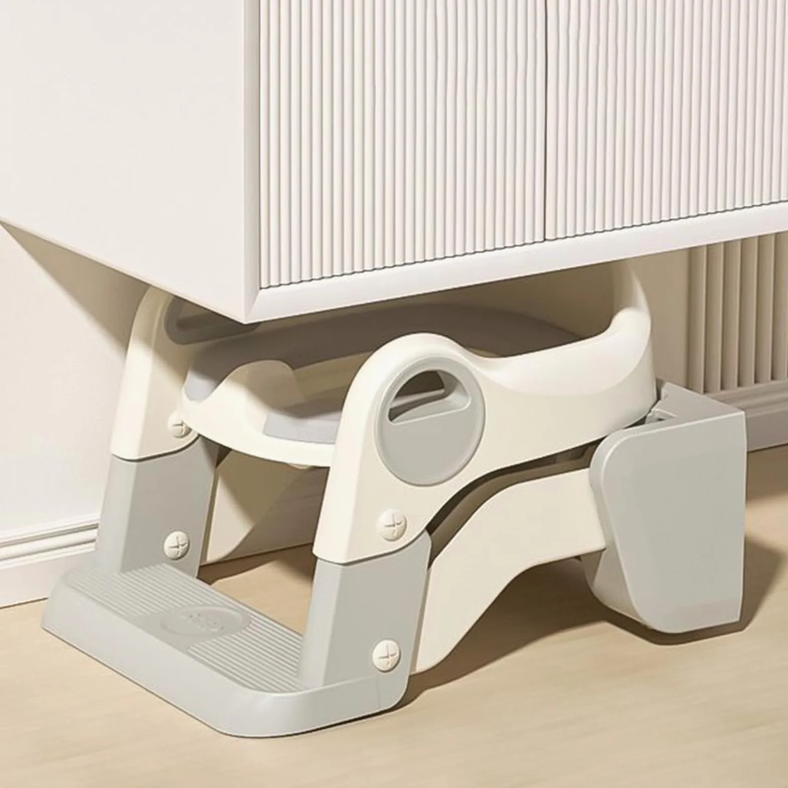Riduttore Da Viaggio Water Bambini Sgabello Scaletta Per Bimbi Viaggio Auto | Seggiolino Addestramento Vasino Antiscivolo Con Sgabello Per Bagno, Viaggi, Campeggio, Auto, Passeggino, Sa