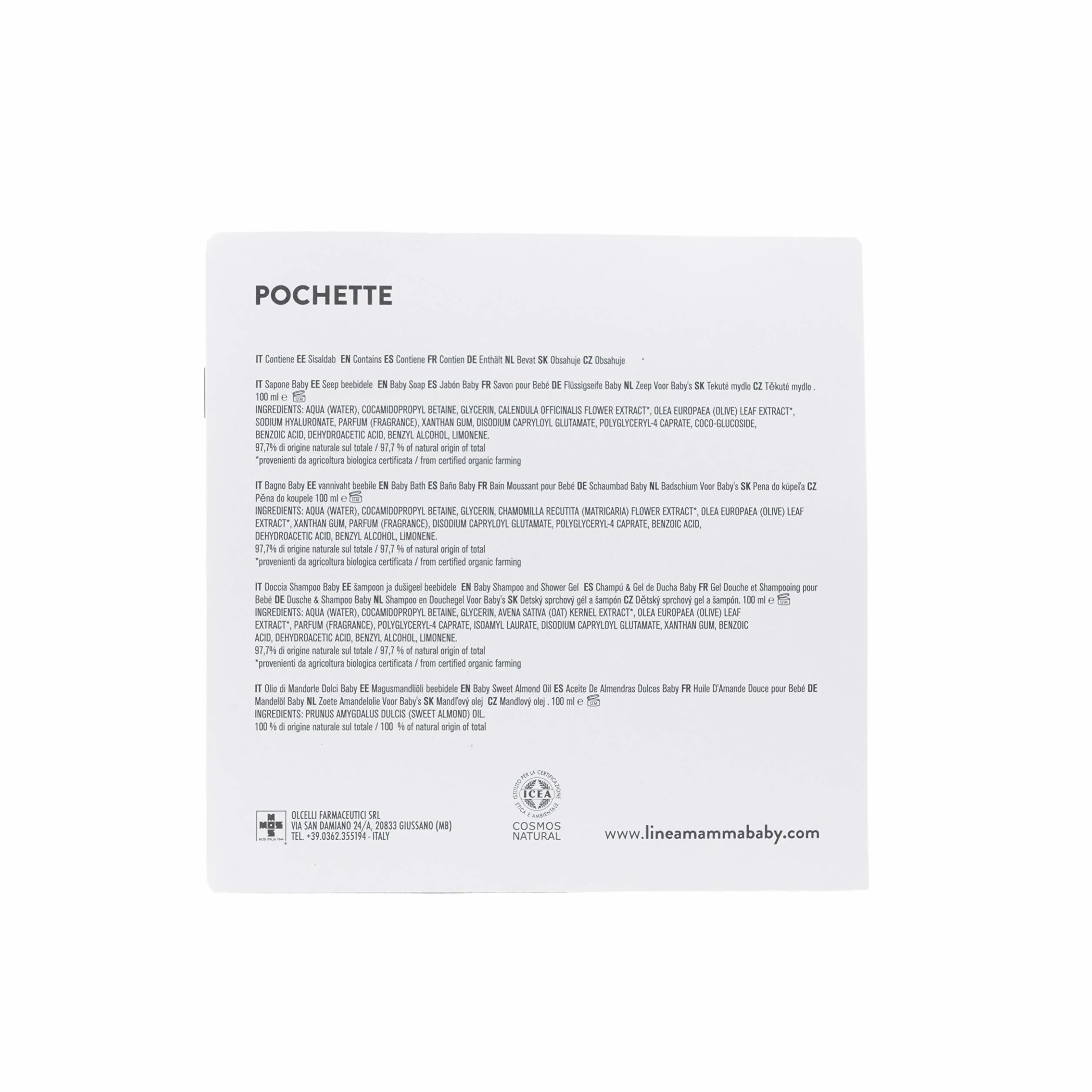 Linea Mammababy Pochette Cosmos Natural - 400 Ml