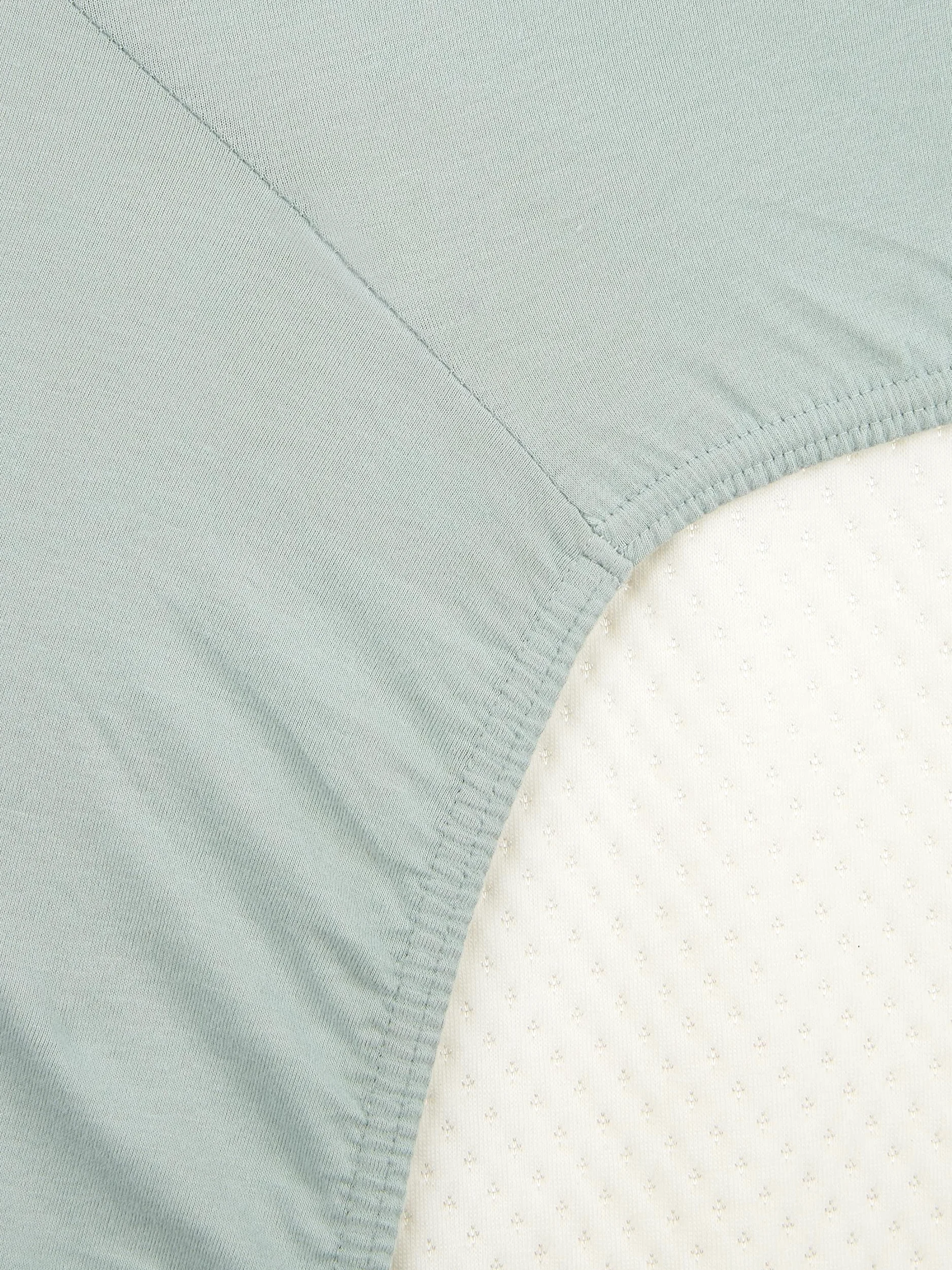 Simple Joys by Carter's Baby 2-Pack Cotton Crib Sheets Costumi per Neonati, Verde Salvia Puntinato, Taglia Unica (Pacco da 2) Unisex-Bambino