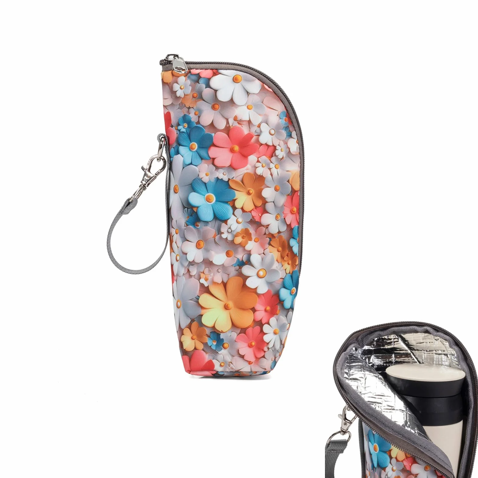 Borsa Termica Universale per Biberon e Latte, Portatile, Con Strato Isolante, Borsa Da Viaggio, Porta Biberon Termico, Sacchetto Termico per Passeggino