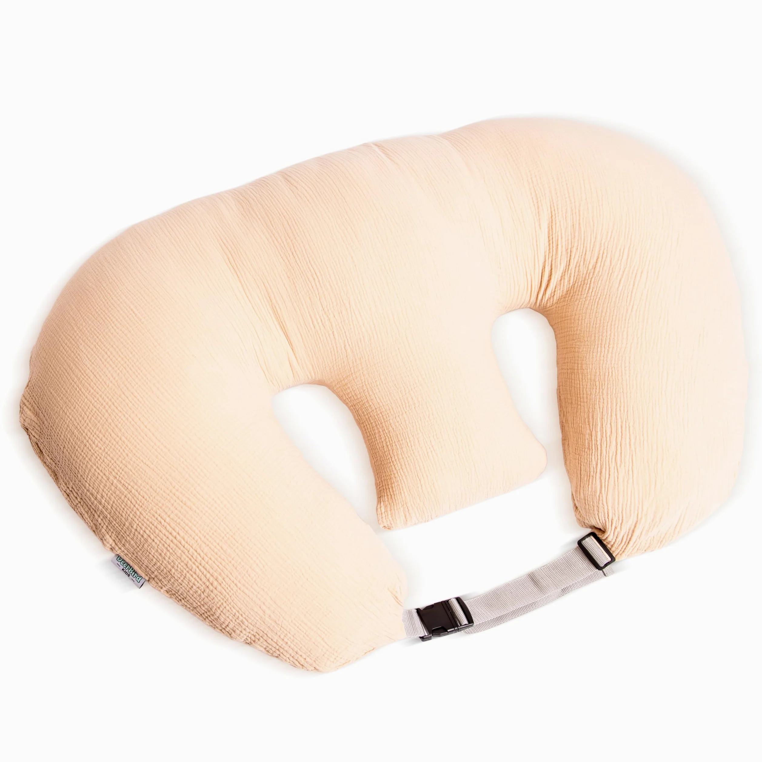 Cuscino per l'allattamento per gemelli con rivestimento lavabile in mussola di cotone, cuscino per allattamento, cuscino per gravidanza