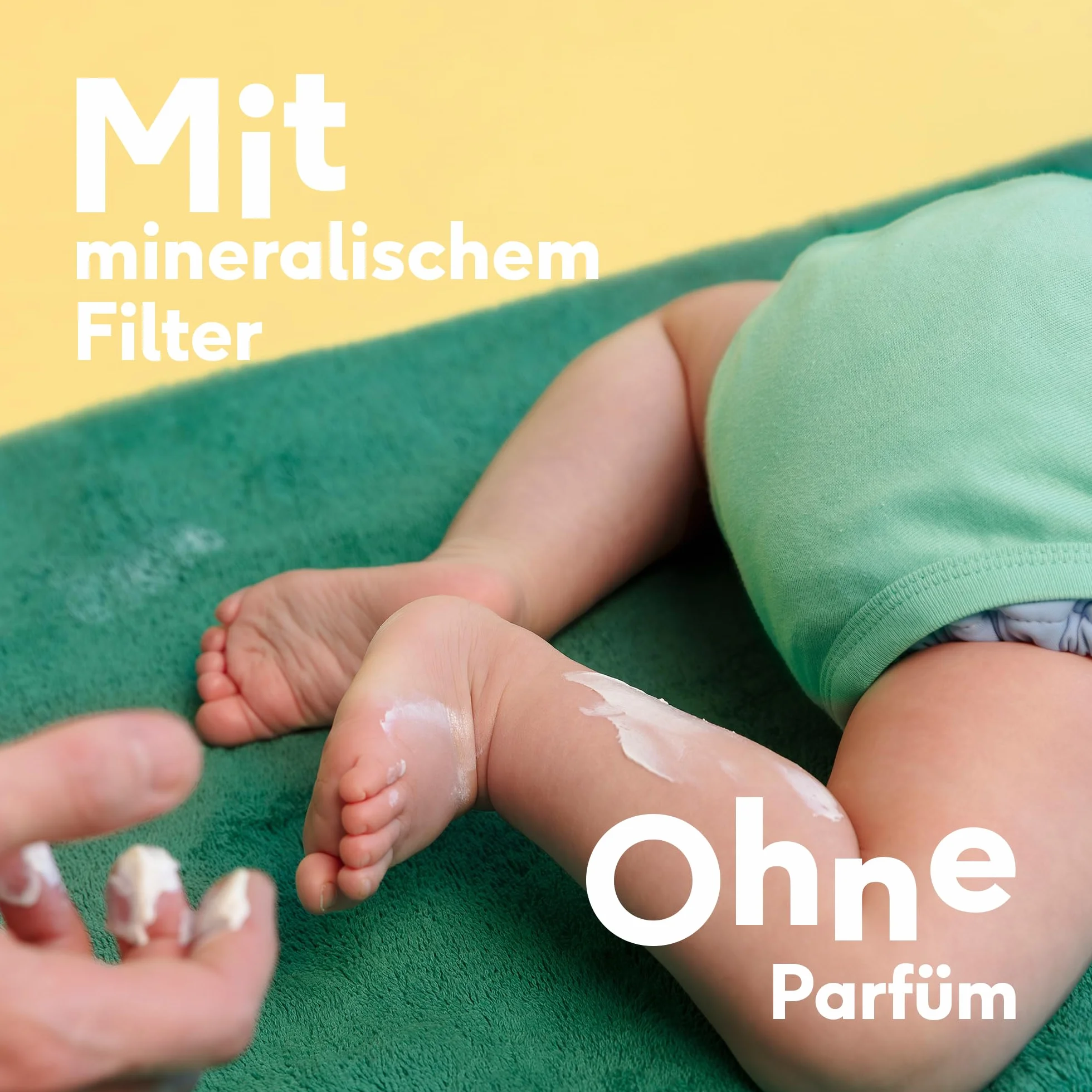 Naïf Crema solare minerale - per Neonati e Bambini - Protezione elevata - Resistente all'acqua - Vegano - Senza profumo - SPF50-100ml