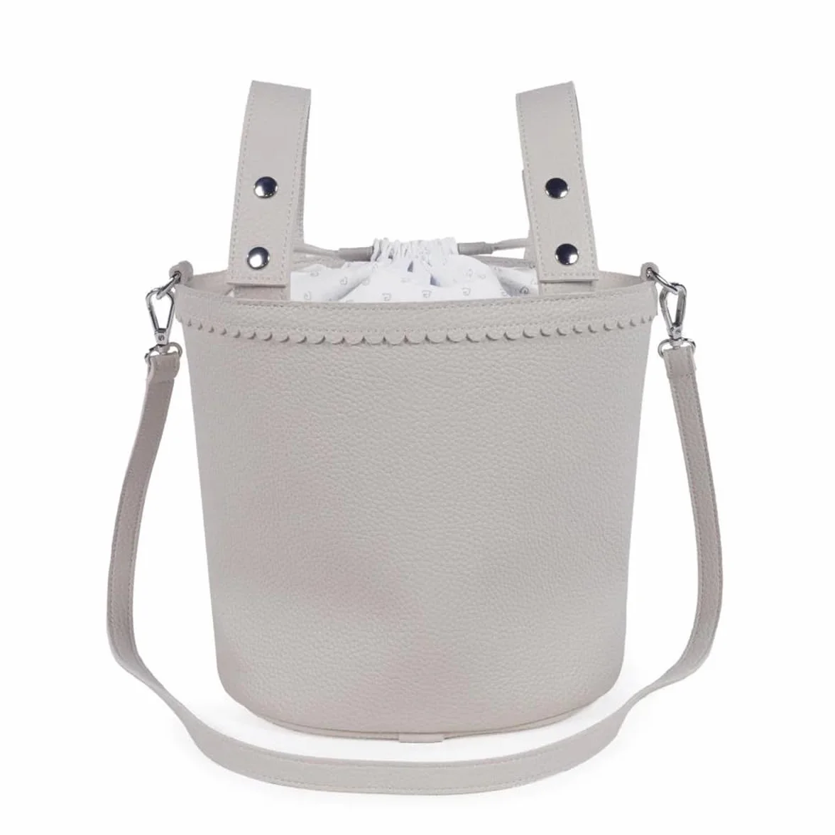 Pasito a Pasito BORSA BUCKET ICON SMOKE, grigio