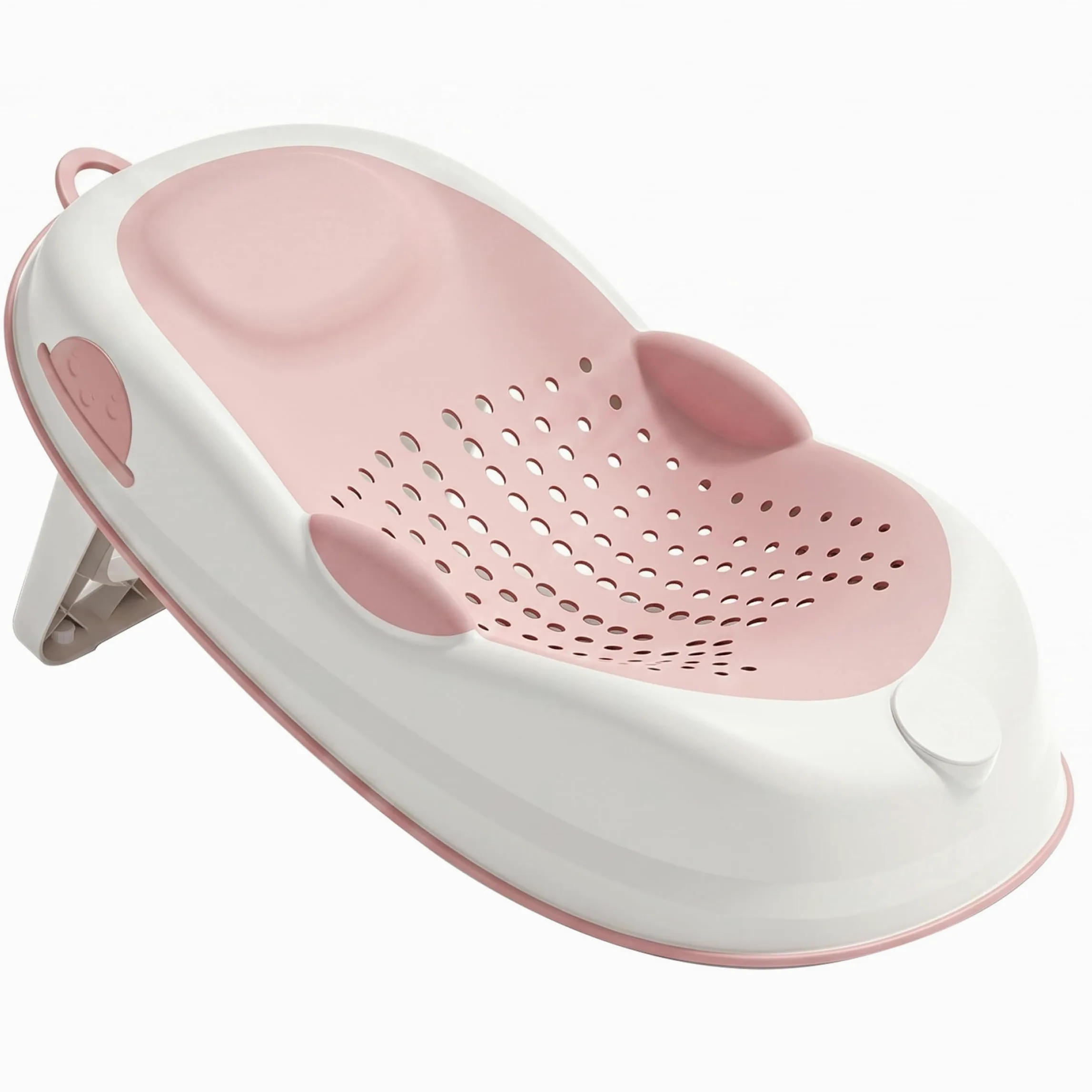 Vaschetta per il bagnetto | Supporto per il bagnetto, Sedile per pieghevole e appendibile con drenaggio Cuscino ergonomico per neonati adatto alla maggior parte delle vasche da bagno, Style-