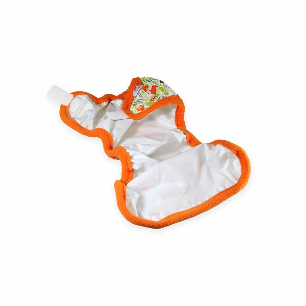 Petit Lulu, Mutandina in tessuto con chiusura in velcro per bambini, taglia unica, 4-15 kg
