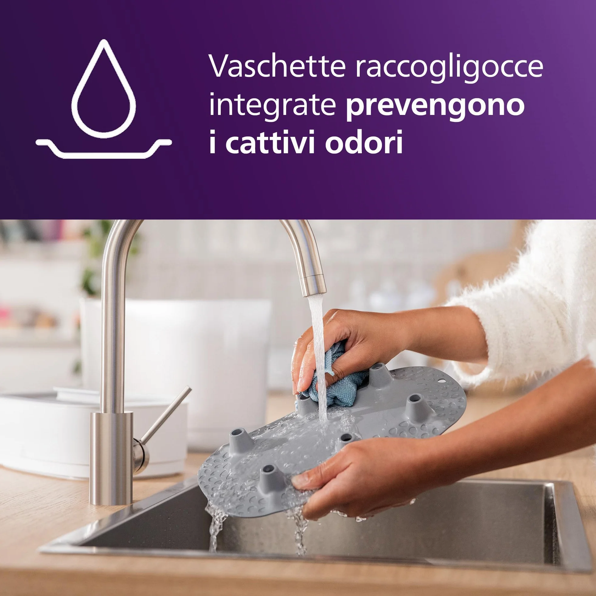 Philips Avent Esterilizador De Botellas Eléctrico A Vapor Para Hasta 6 Biberones, Tetinas Y Accesorios, Diseño Modular, Color Blanco SCF291/00