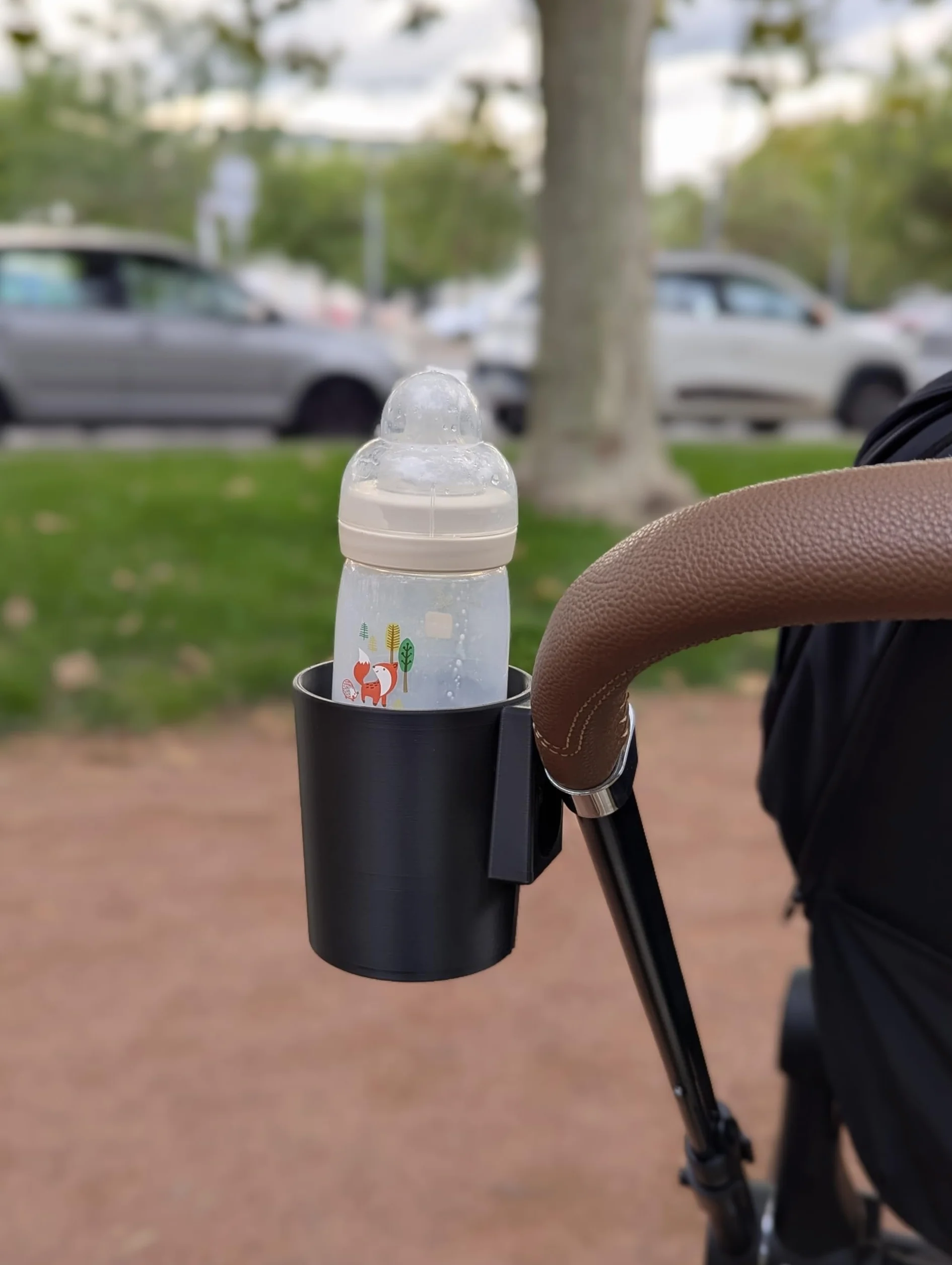 Cybex - Porta bicchiere per passeggino, compatibile con Cybex Priam, Mios, Coya, Balios, Talos, Gazelle S, Eezy S-Line, Beezy, Melio - Porta Biberon/Porta Bottiglia