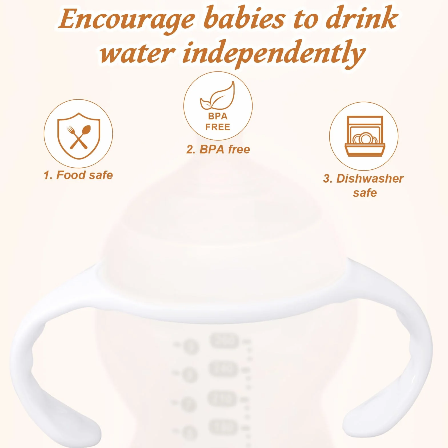 lasuroa 4pz Manici per Biberon per Tommee Tippee, Impugnatura Ergonomica Antiscivolo Un Facile Senza BPA Supporto di Ricambio Biberon Neonati