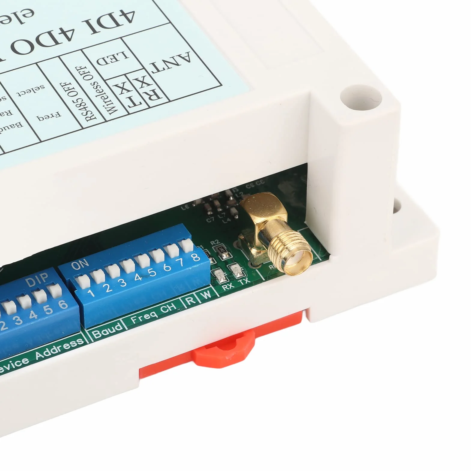 Modulo Relè Wireless con 4 Ingressi/uscite, Ricevitore Trasmettitore RS485,Inclusa - Controlla Facilmente I Tuoi Dispositivi da Remoto(24 V)