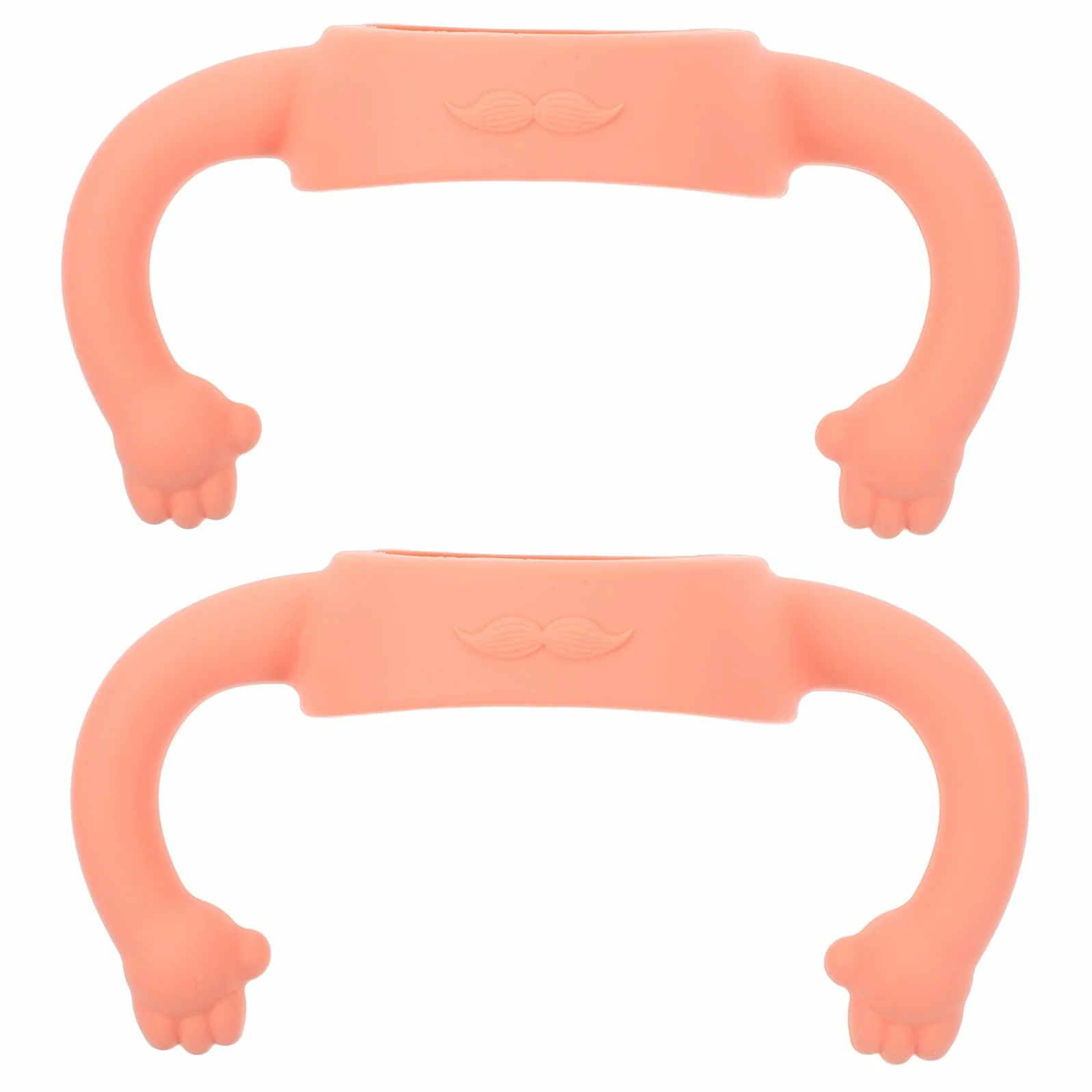 VICASKY Manici per Bottiglie in Silicone Rosa 2 Unitá Impugnatura Morbida e Confortevole per Bambino Bambina Facilmente Installabili
