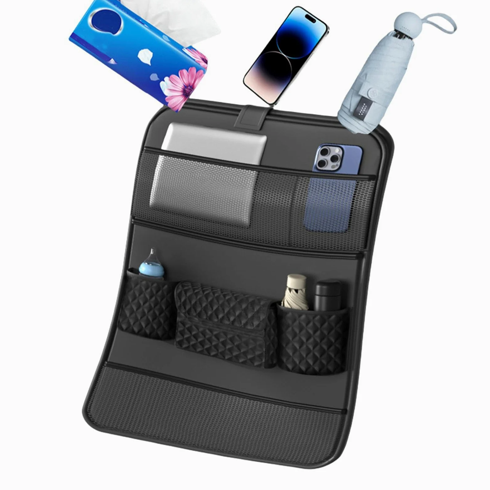 Organizzatore di auto sul sedile, organizzatore di stoccaggio posteriore | Forniture automobilistiche, per il viaggio, sche