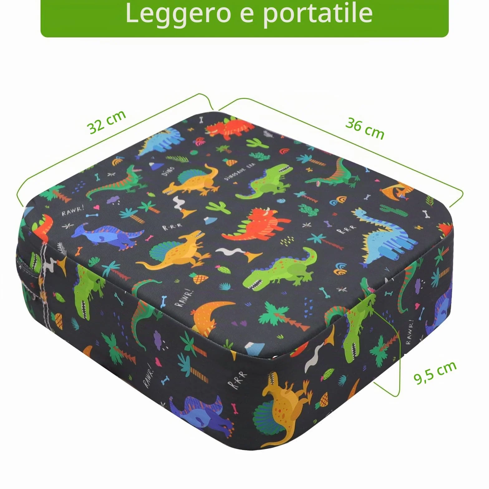 Rialzo Sedia Bambini Cuscino da Tavolo - Bambini Antiscivolo Facile da Portare con sé in Altezza, Forte Supporto per Sedia, Facile da Pulire, Rimovibile
