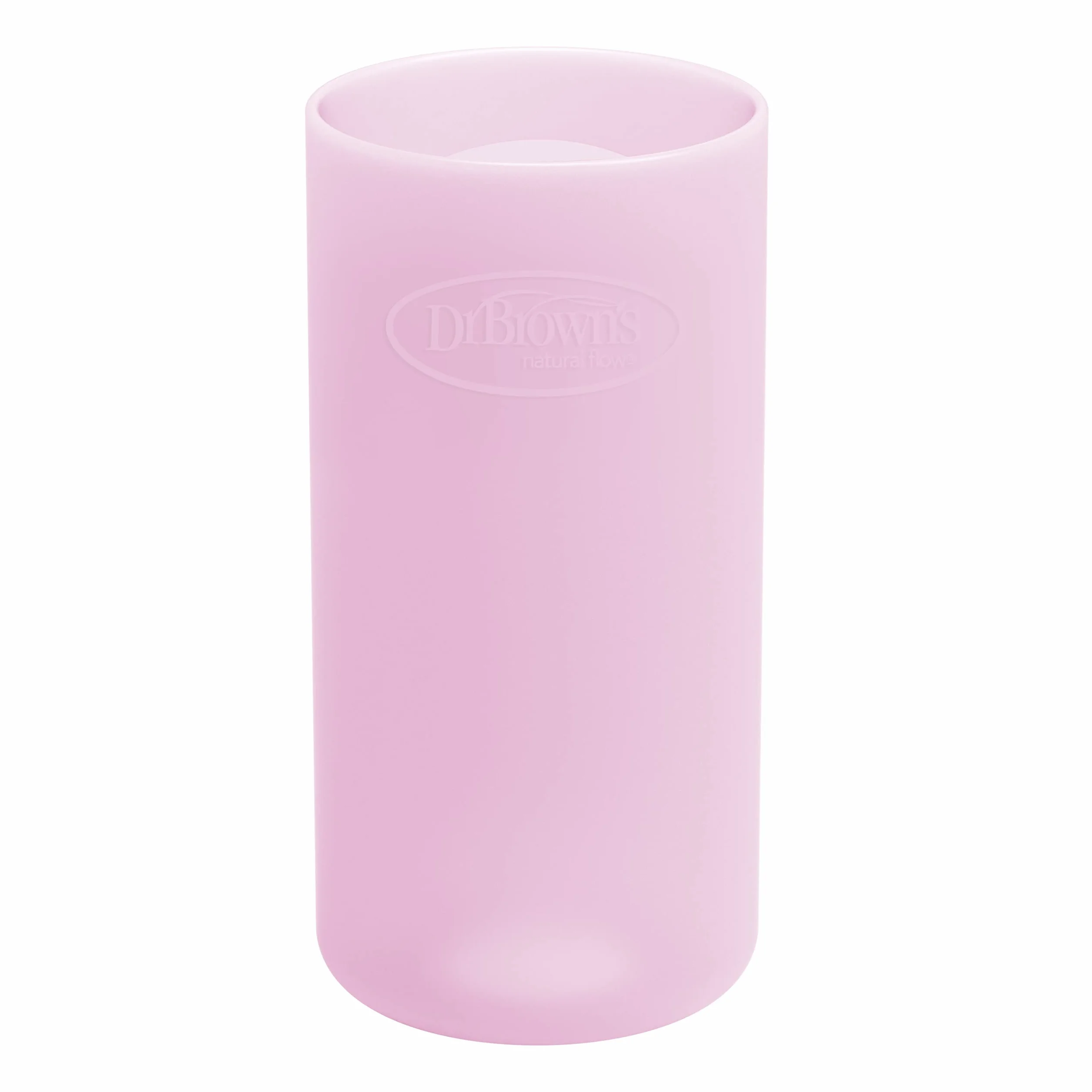 Dr. Brown's Narrow 100% Silicone Baby Bottle Sleeve, Rosa, 8oz