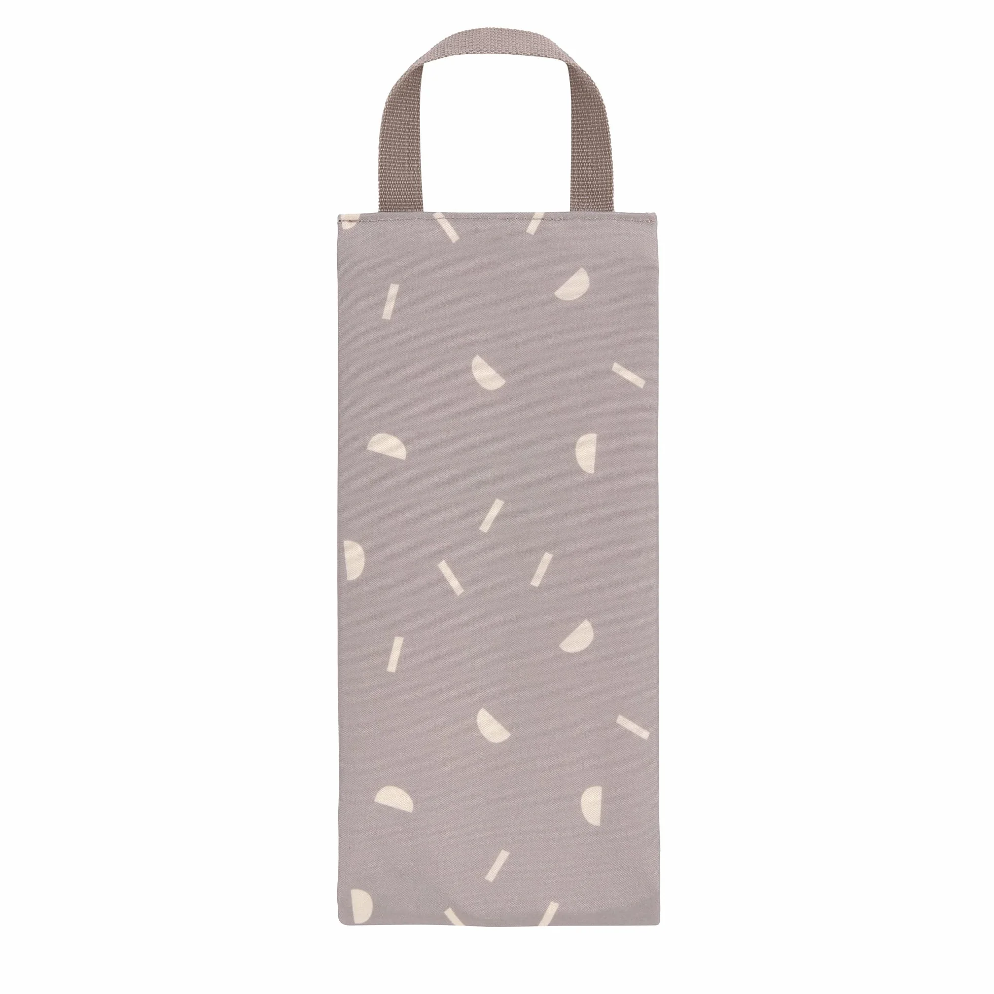 LÄSSIG Borsa isolata per bambini borsa per bottiglie piccola borsa termica con spazio di archiviazione isolato/Insulated Pouch Blocks Taupe