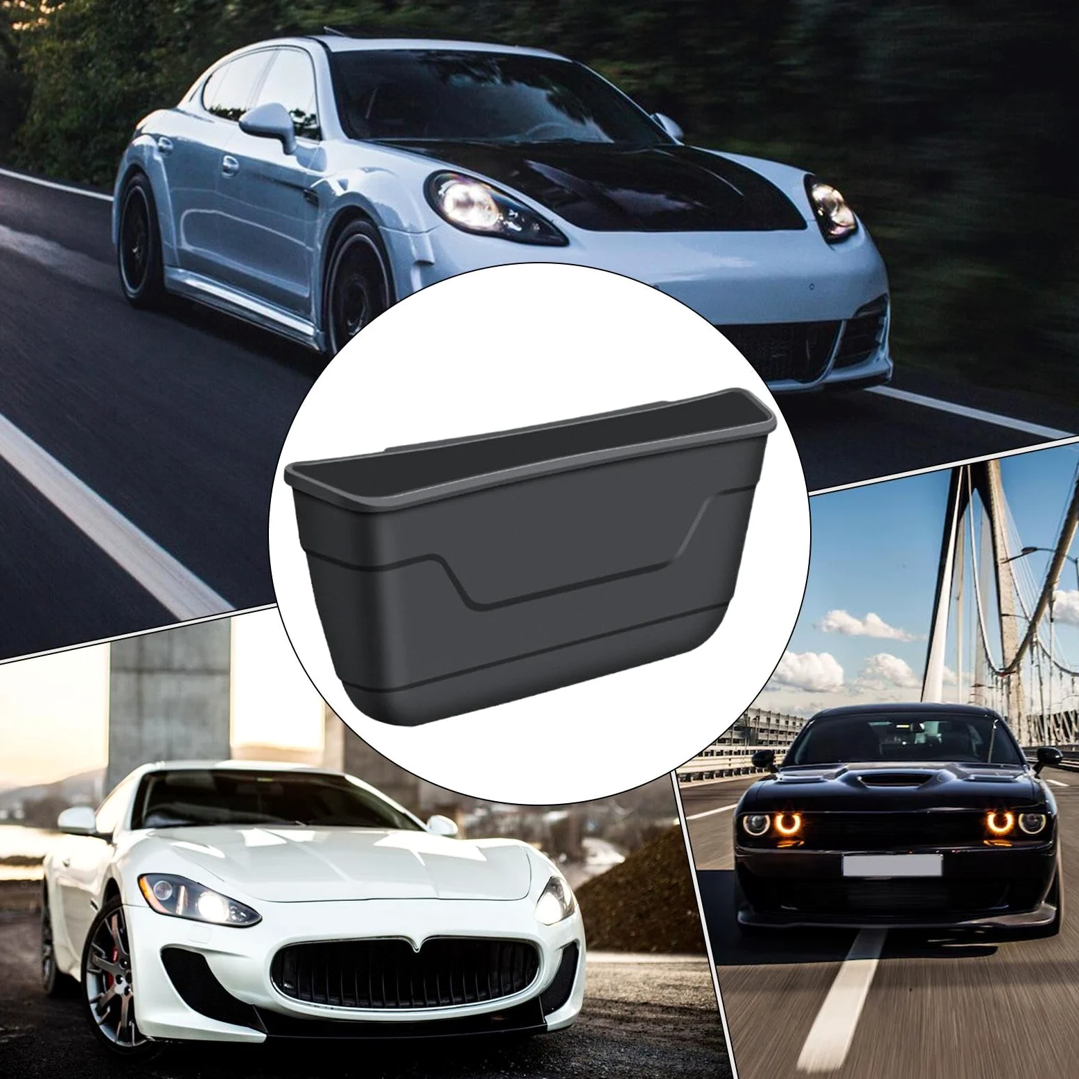 Scatola Portaoggetti Per Sedile Auto Posteriore Cestino | Scatola Portaoggetti Multifunzionale Per Sedile Posteriore Auto Per Viaggi, Gite Stradali, Uso Quotidiano E Pendolarismo