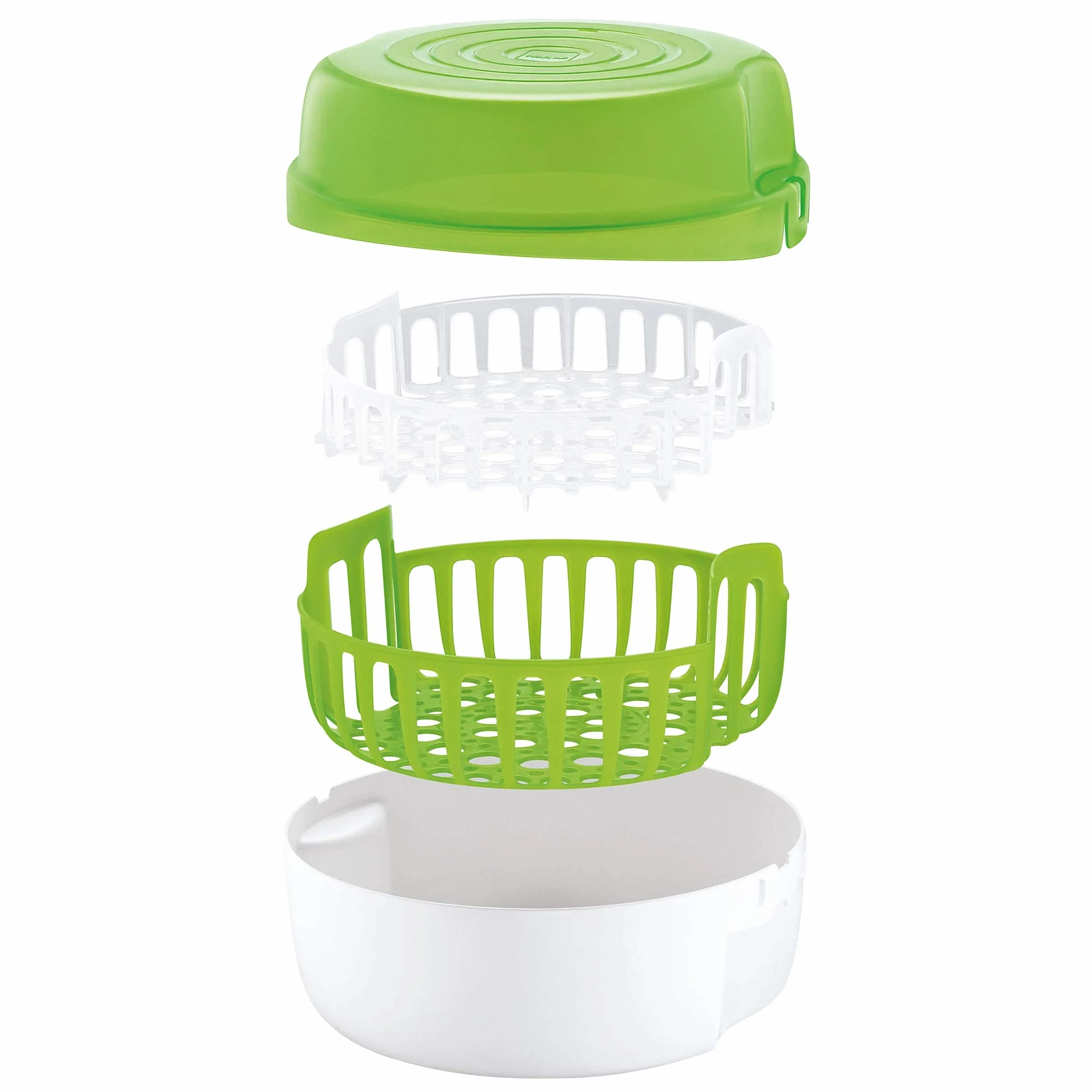 Istruzioni in lingua straniera - MAM 309380 - Sterilizzatore a vapore per forno a microonde con 1 biberon anticolica da 160 ml di MAM