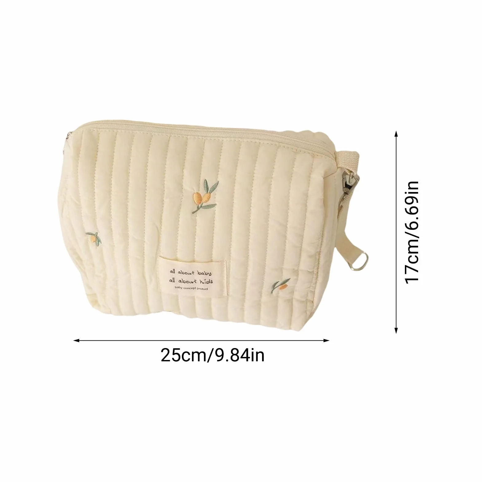 Generico Borsa Da Viaggio Per Passeggino | Borsa Da Viaggio Per Passeggino,Borsa con Zip Grande Capacità per Biberon Salviette Telefono Chiavi e Accessori Pulizia