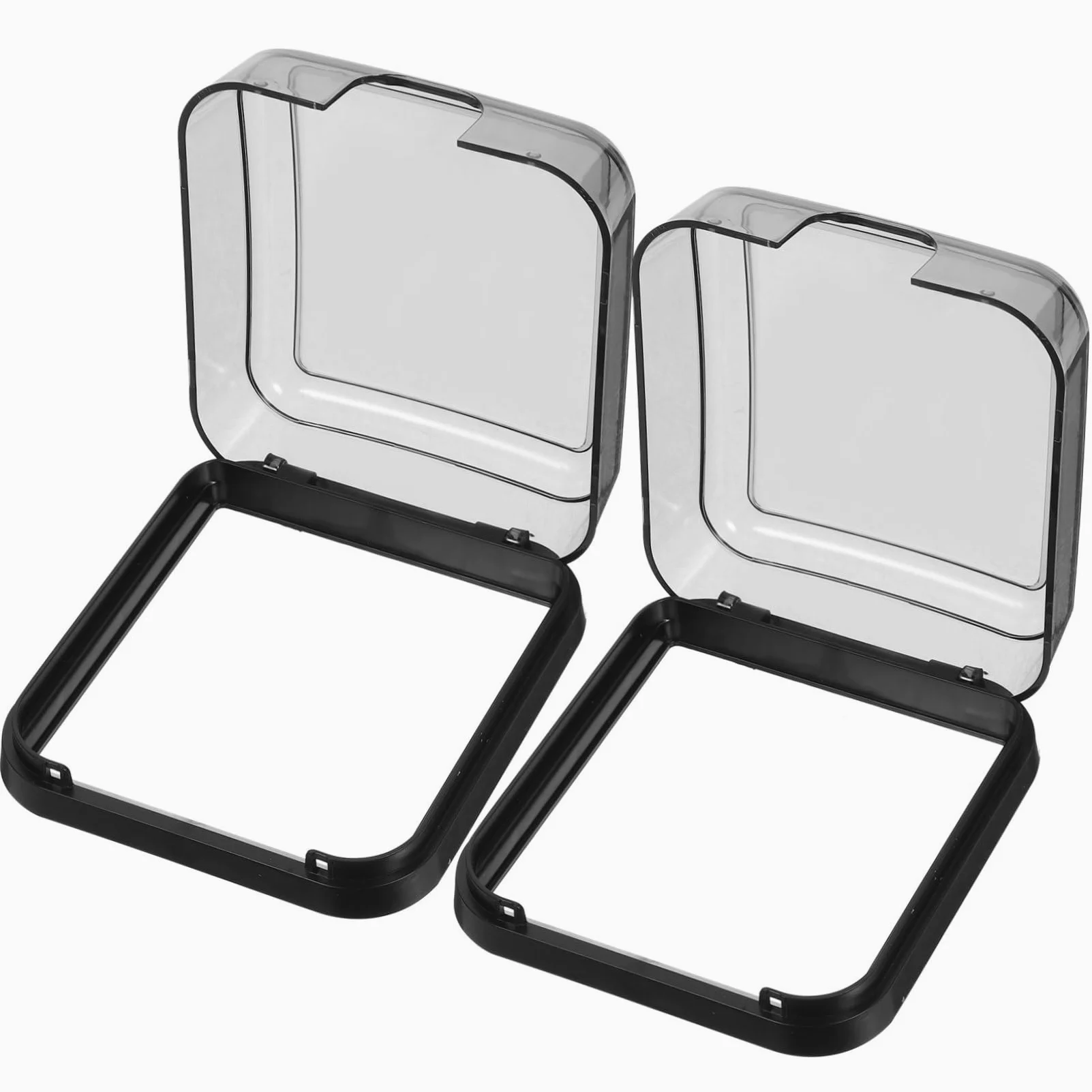 HOMSFOU 6pezzi Copriprese Autoaderente Per Protezione Elettrica Di Coperture Per Prese Da Muro Antispruzzo e Antipolvere Per Cucina e Bagno