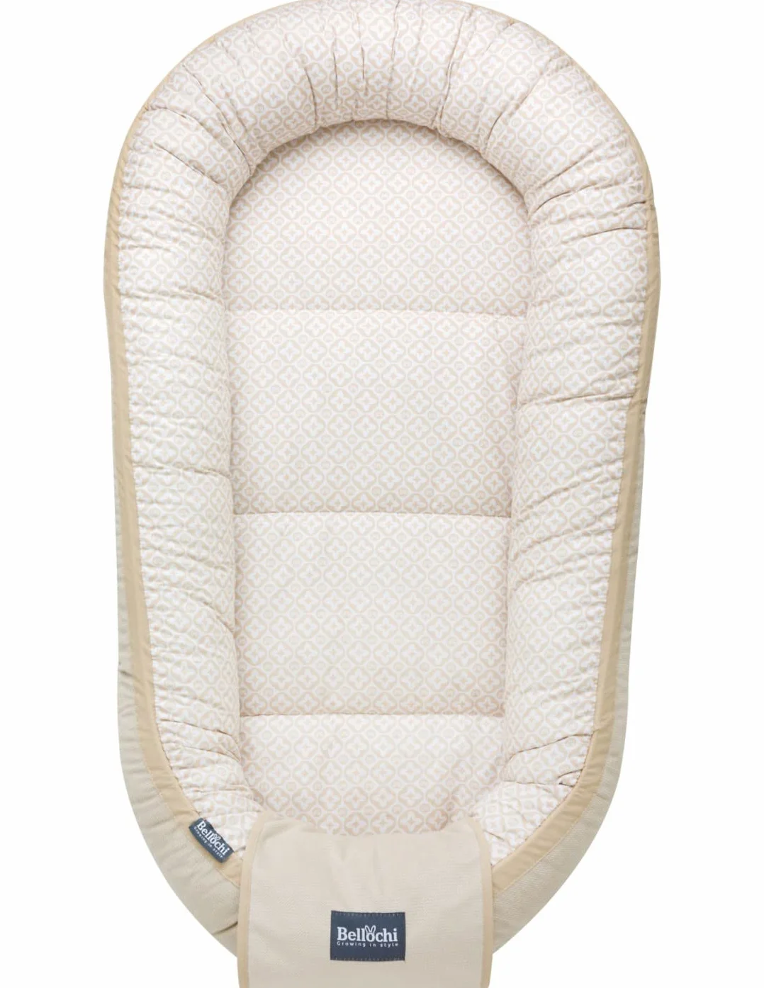 Bellochi Riduttore Lettino per Neonato, Riduttore per Culla - Antisoffoco, Cotone e Velluto - Cuscino Riduttore, Cocoon a Baby, Baby Nest - 90 x 60 cm (Lux)