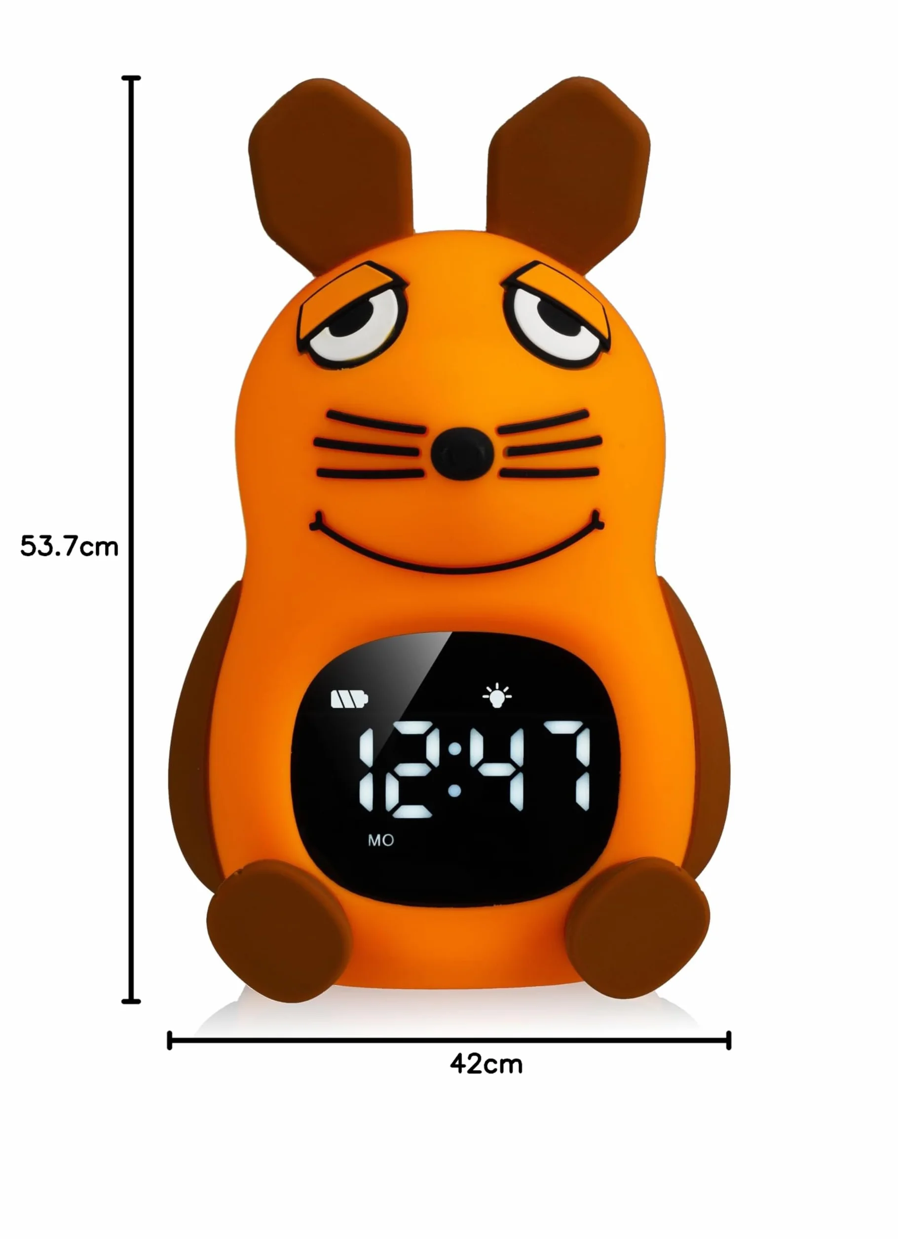 DieMaus sveglia per bambini con luce notturna