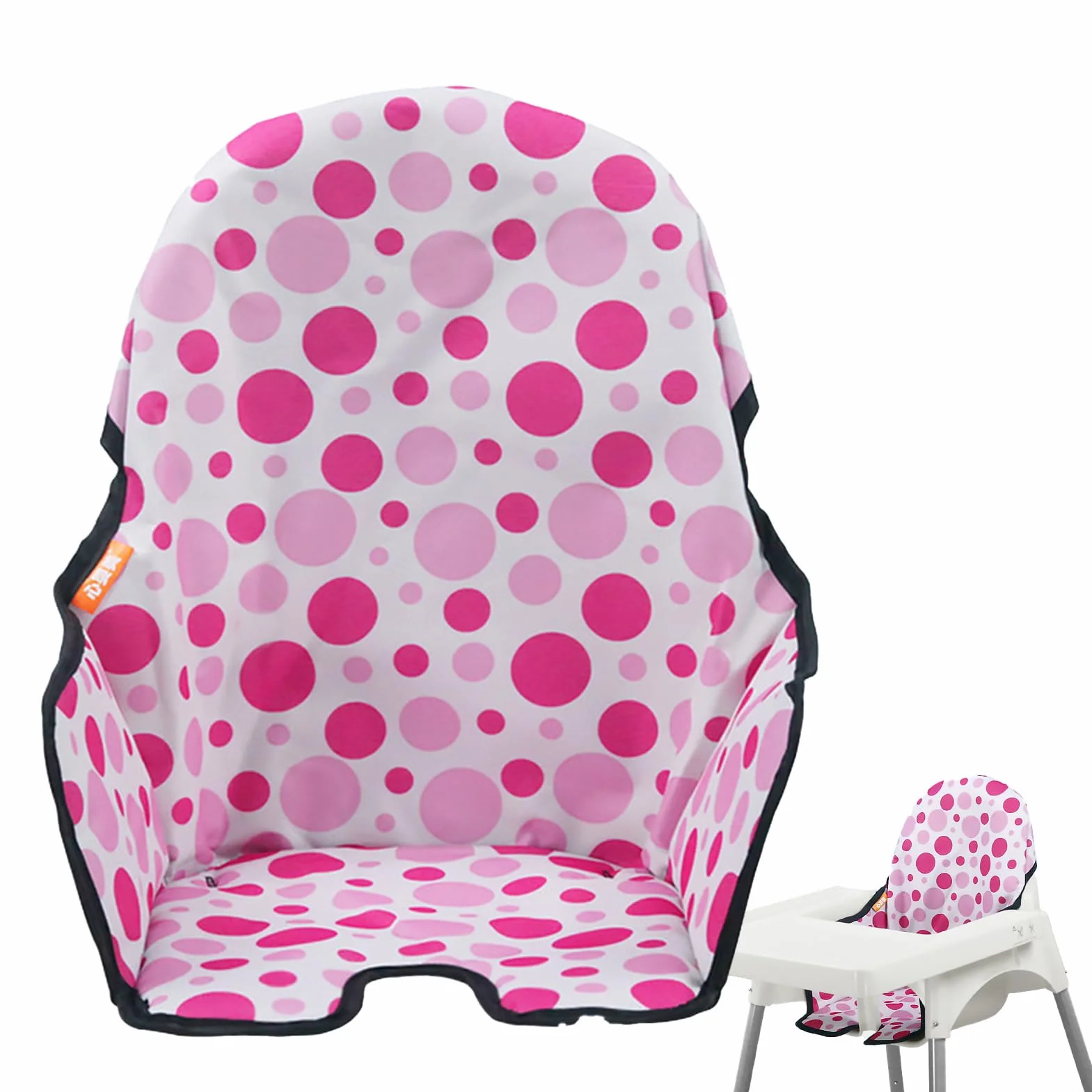 Cuscino Per Seggiolone Pappa - Riduttore Per Seggiolone Pappa - Fodera Per Sedia Da Pranzo Per Bambini - 37x23cm Cuscino Per Seggiolone Pappa Universale - Cuscino Per Seggiolone Ike A