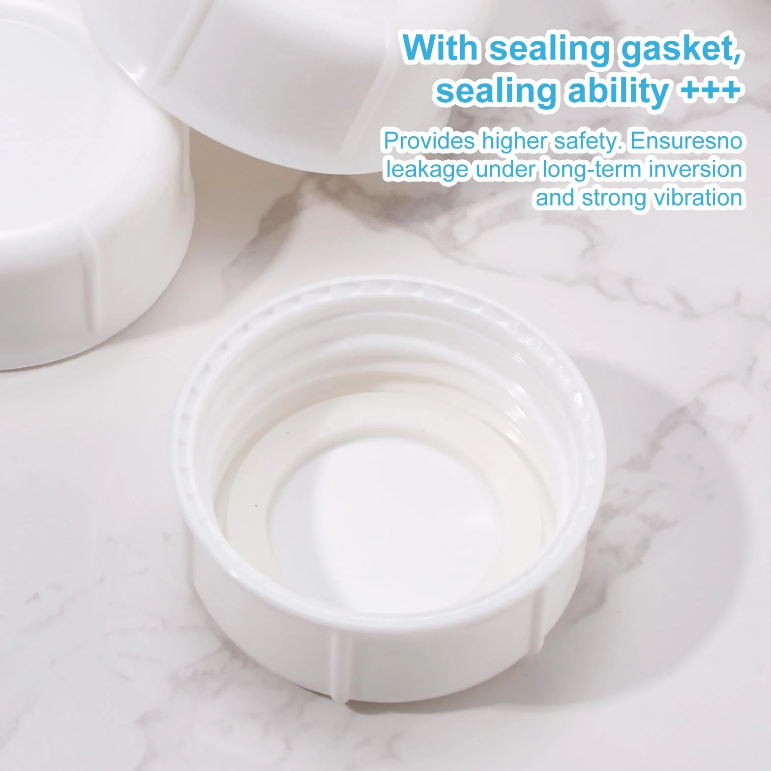 10pz Tappi Stretti per Dr Brown e Medela Biberon, Senza BPA Tappi di Ricambio per Biberon da Viaggio e da Riporre con Guarnizione di Tenuta per Ameda Accessorio per Biberon (Bianco)