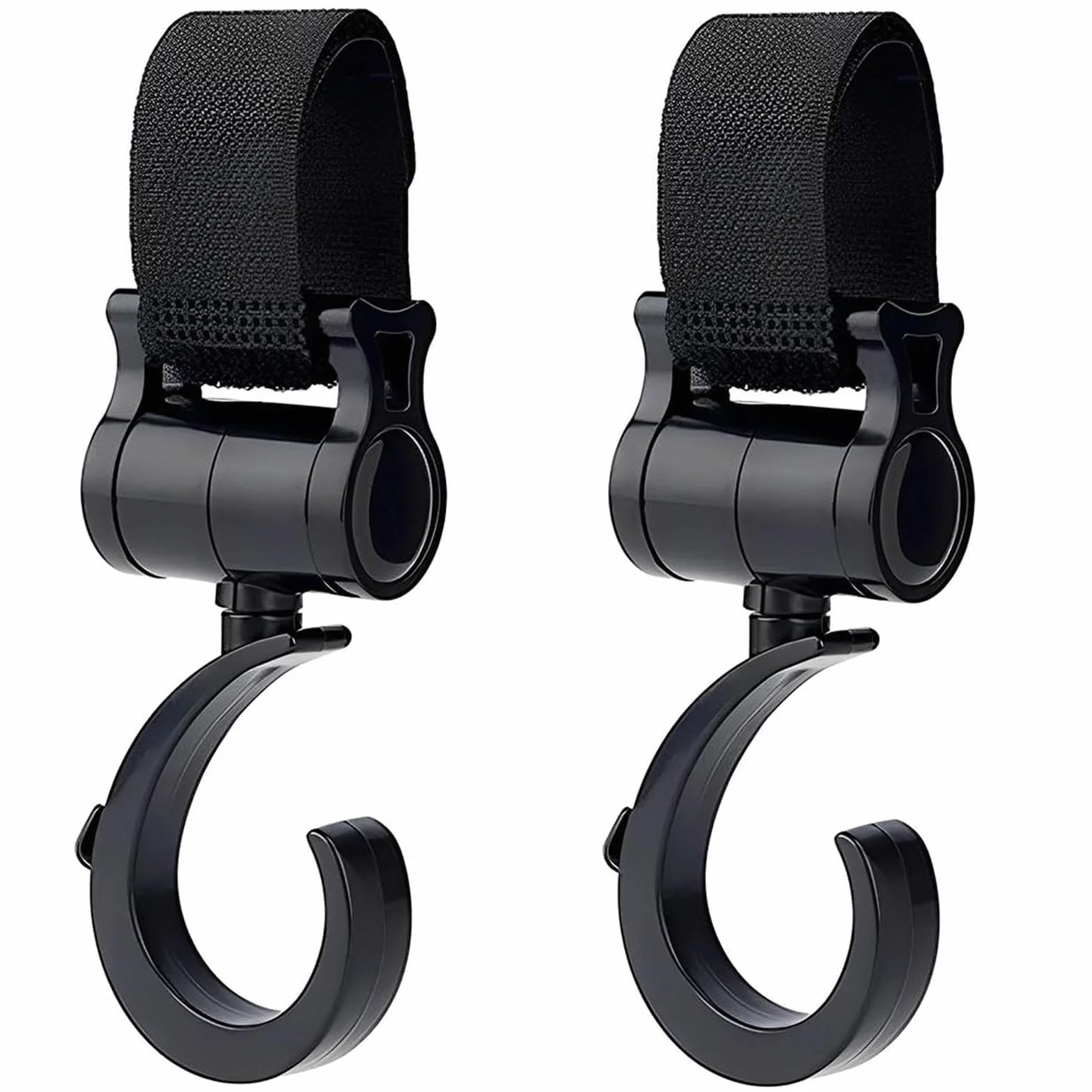 Gancio per Passeggino,2 pcs Ganci Passeggino Ganci Passeggino Rotanti Moschettone Passeggino Accessori per Passeggini,Vestibilità Universale