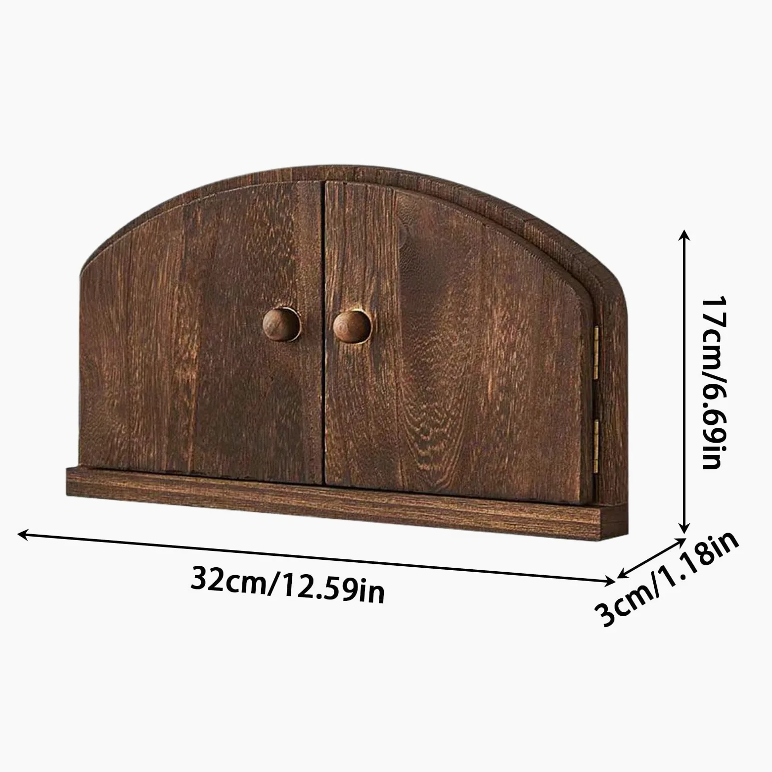 Copriprese da Parete in Legno Design Estetico Naturale con Rivestimento | Copriplacca con Porta Fatata per Camera da Soggiorno Bagno Asilo Appartamento Dormitorio Ufficio Scuola Bambini Animali Do
