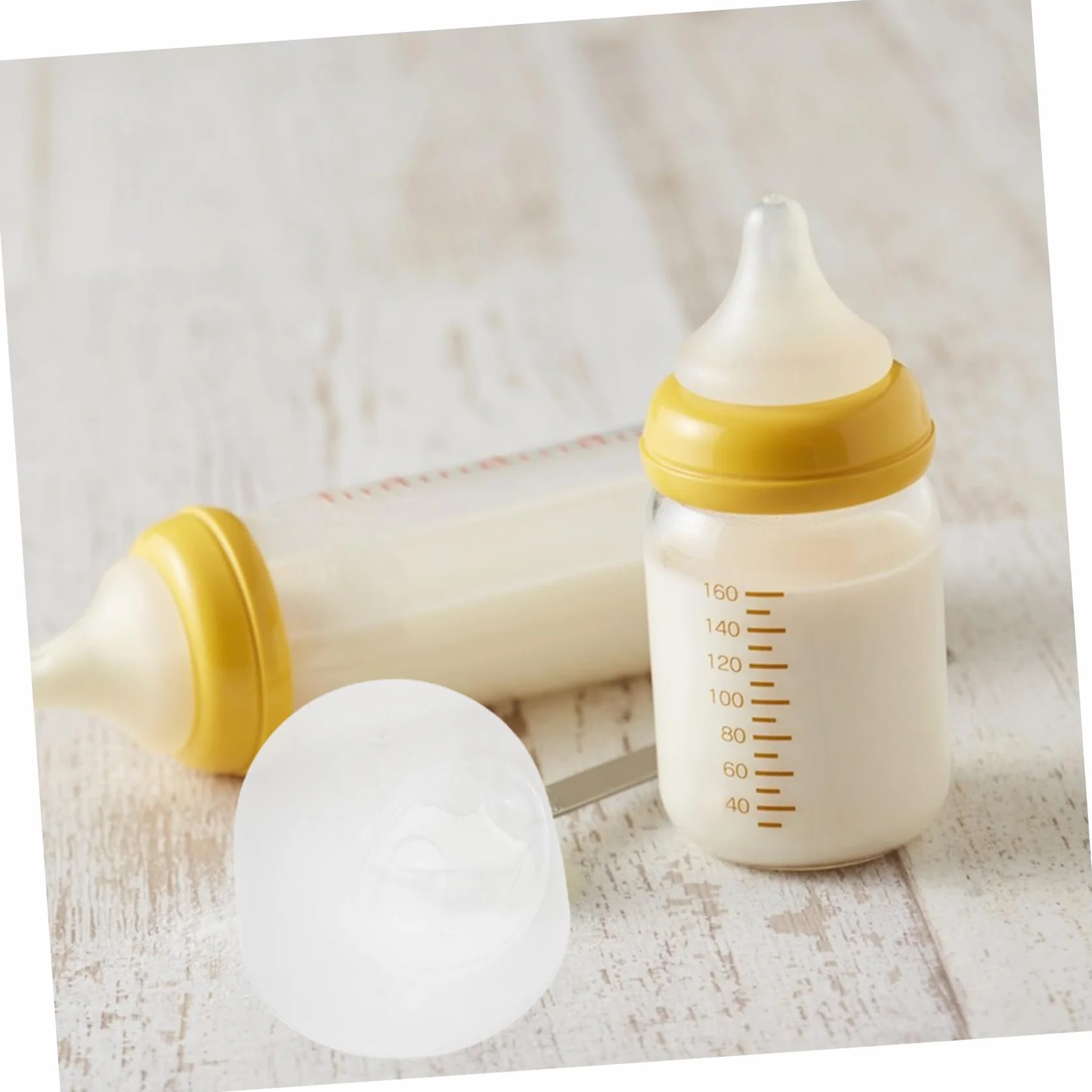 ifundom Tappi Per Bottiglie Per Latte a Di Perdite in Plastica Riutilizzabili Copri Bottiglie Trasparenti a Bocca Larga Protezione Igienica Per Uso Domestico e Viaggio Set Da 3 Pezzi