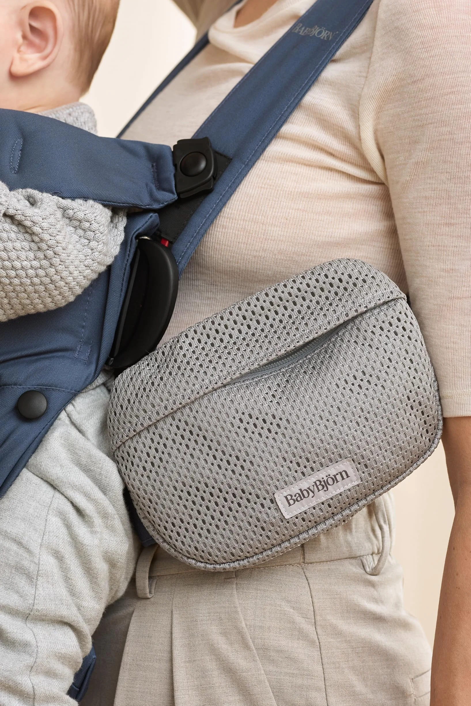 BabyBjörn Borsina per Marsupio Mesh Grigio