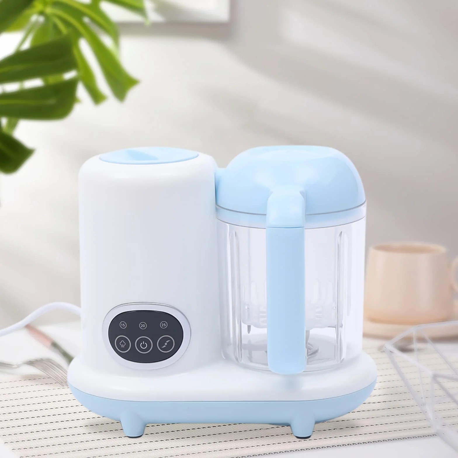 Preparatore per alimenti per bambini, 237 x 171 x 204 mm, frullatore 1050 ml, serbatoio acqua 180 ml, 50 Hz, 300 W