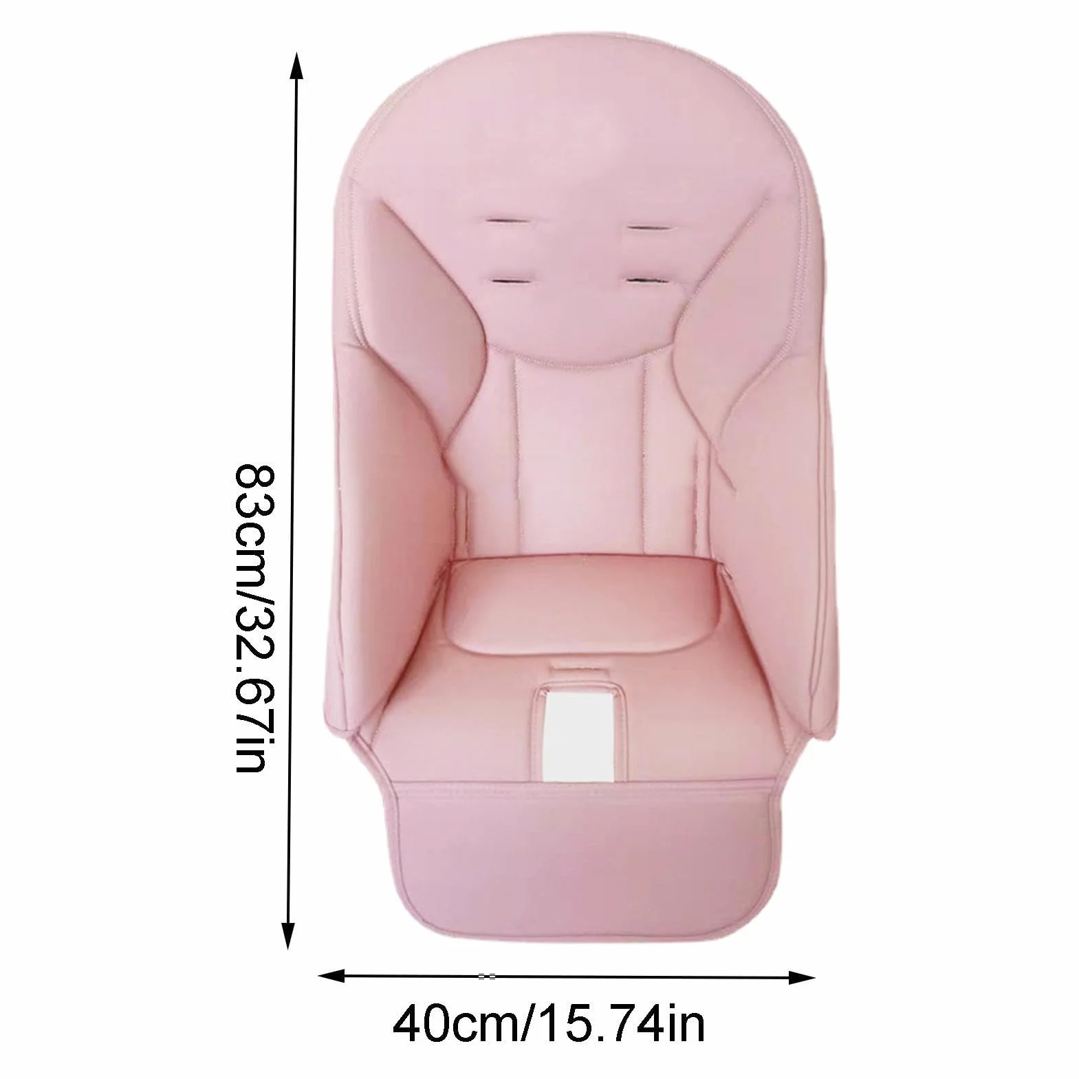 Cuscino per Seggiolone, Fodera per Sedia da Pranzo per Bambini, Imbottitura Seggiolone in Pelle PU, Morbido E Confortevole, Copriseggiolone Universale per Peg Perego, Baoneo, Kosmic Jan, Siesta Zero3