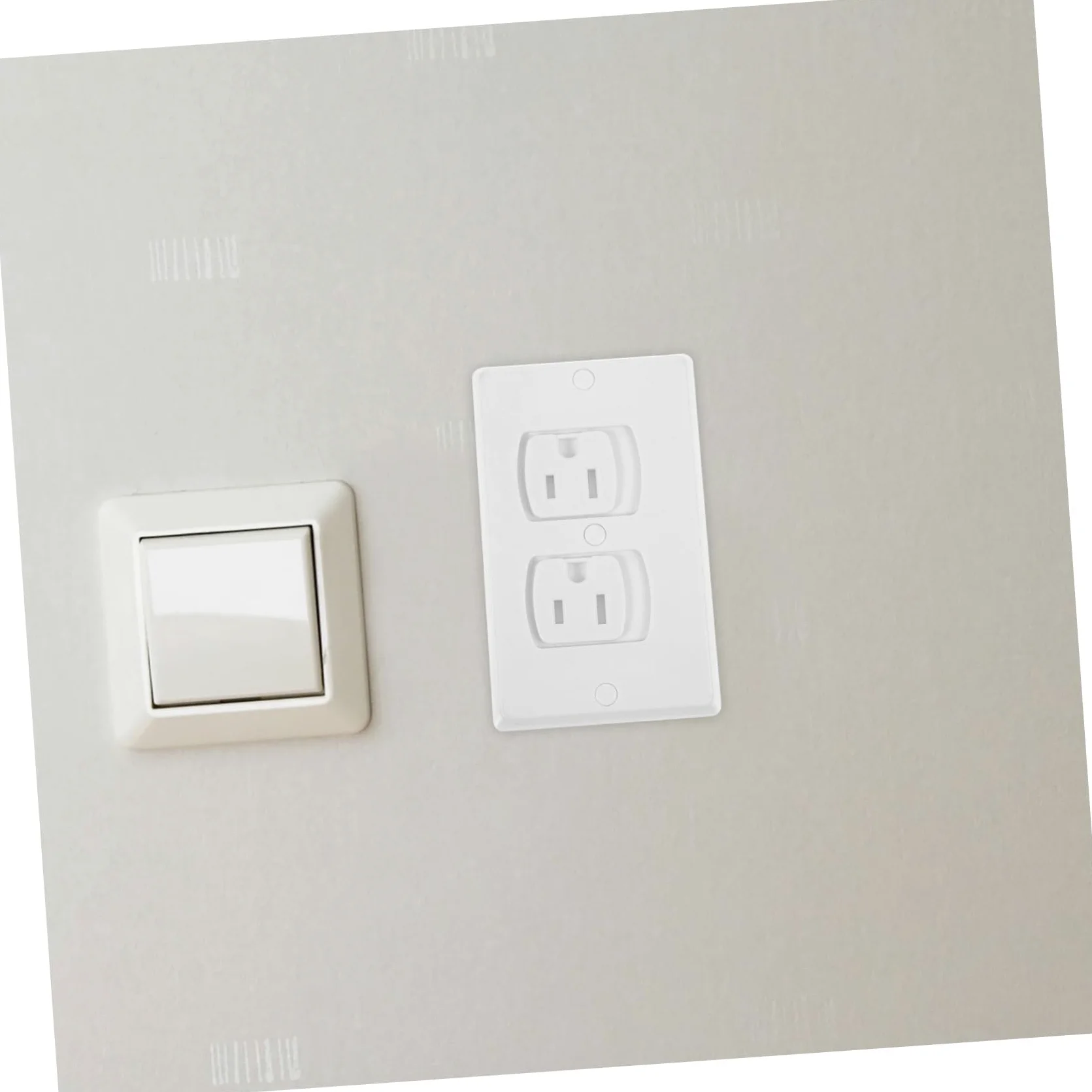 10pezzi Copriprese Elettriche Abs Isolati Resistenti Rotture e Corrosione Coprispina Di Sicurezza Per Ragazzo Ragazza Ragazza Muro Con Viti Copriprese Per Tutta La Casa