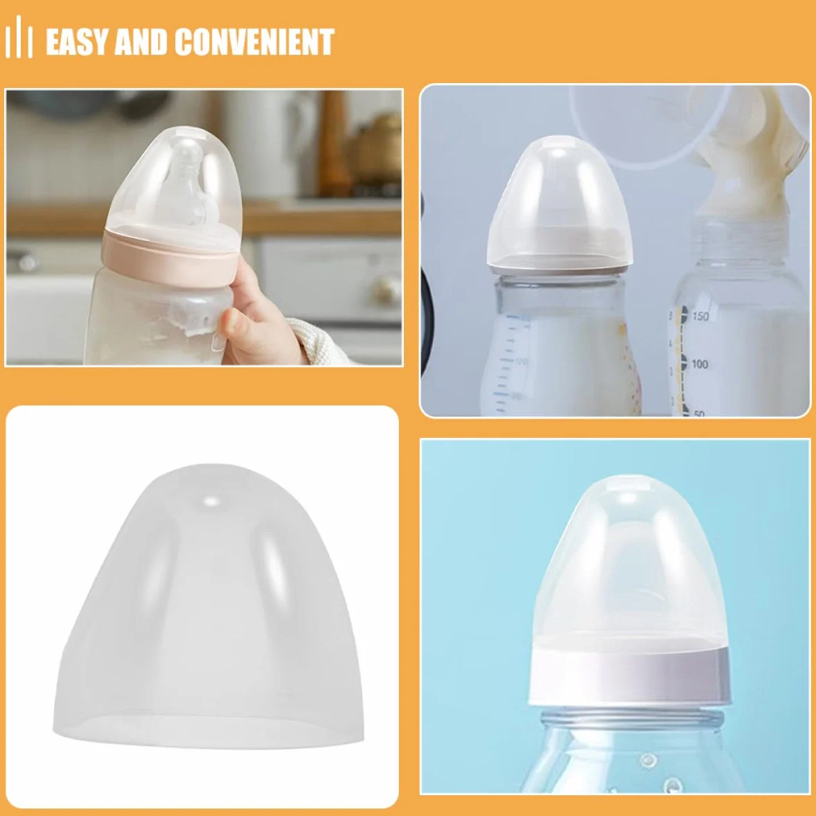 Tappi per Bocca Larga Copertura per Bottiglie per Protezione Antipolvere Anello Vite Materiale Resistente Compatibili con Diverse Bottiglie per Ragazzo Ragazza