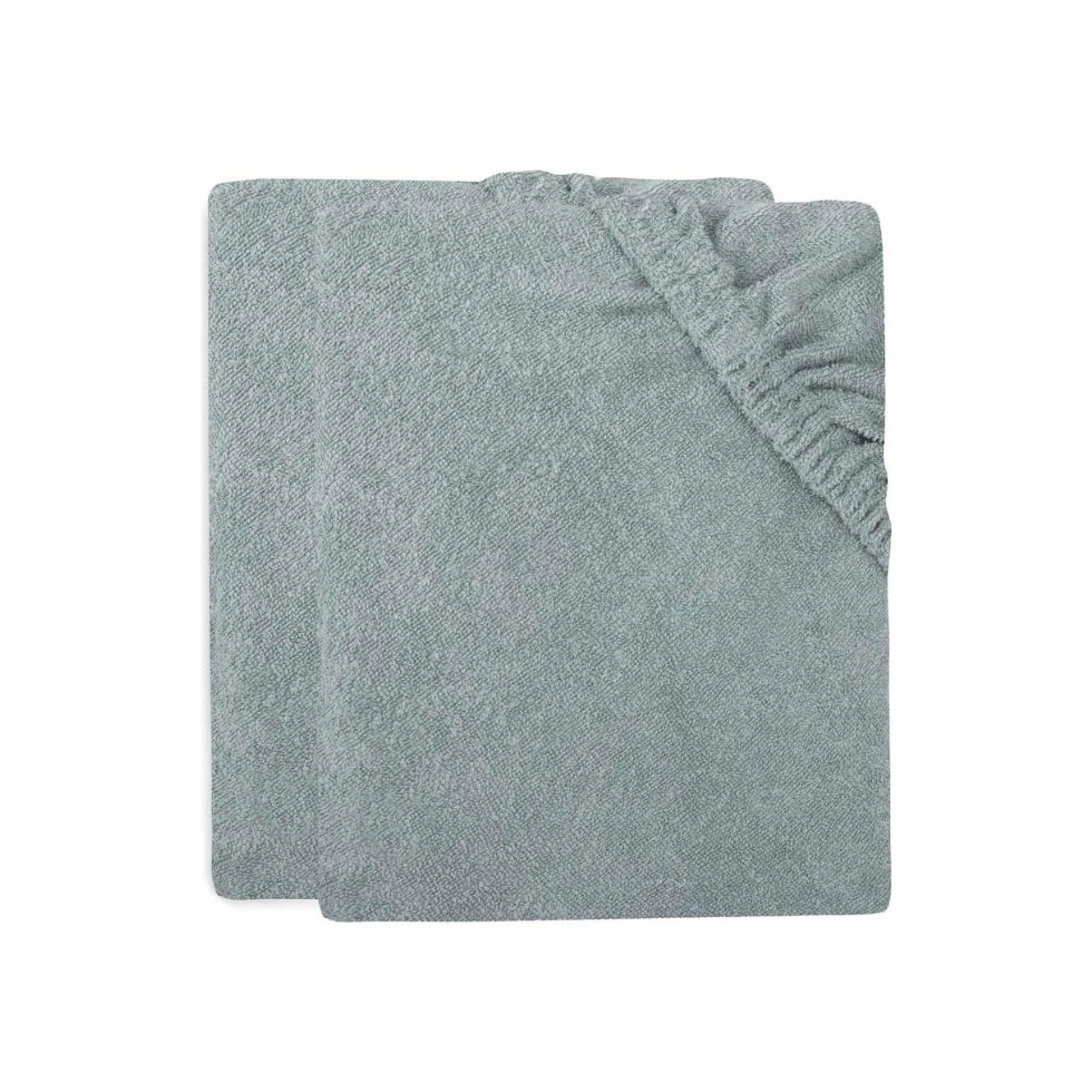 Jollein Copri fasciatoio in spugna – verde mare – confezione da 2 – 50 x 70 cm – 85% cotone – 15% poliestere – certificato Oeko-Tex – rivestimento fasciatoio