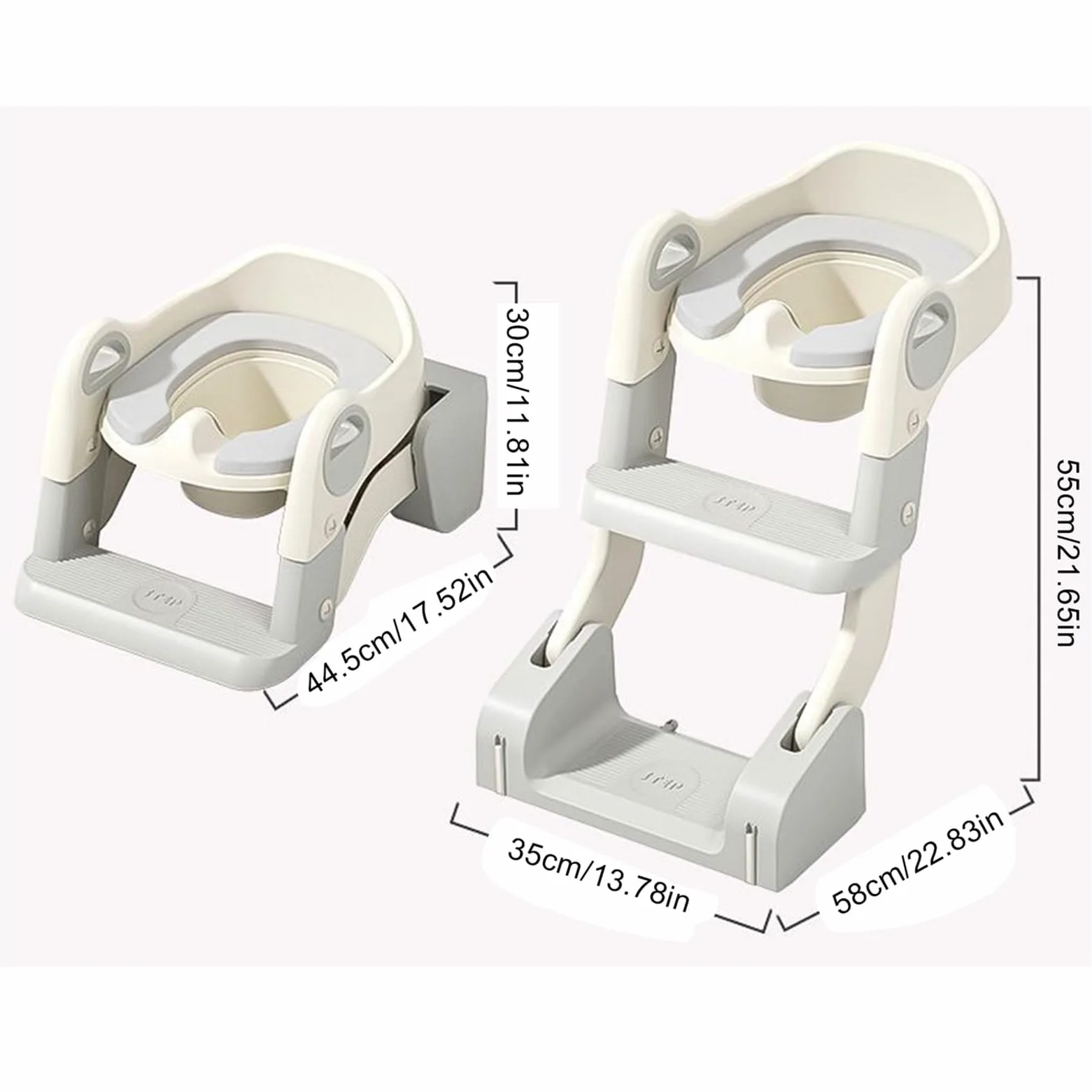 Riduttore Da Viaggio Water Bambini Sgabello A Gradini Bambini | Vasino Regolabile Con Scaletta Bagno Quotidiano Casa Viaggio Campeggio Passeggino Allattamento Giochi Classe