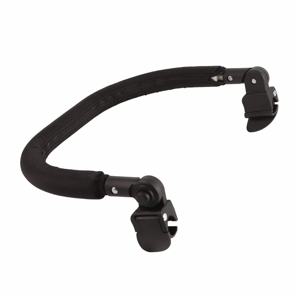 Passeggino Universale Guardrail Bracciolo Regolabile Paraurti Barra Accessori per Passeggino (Nero)