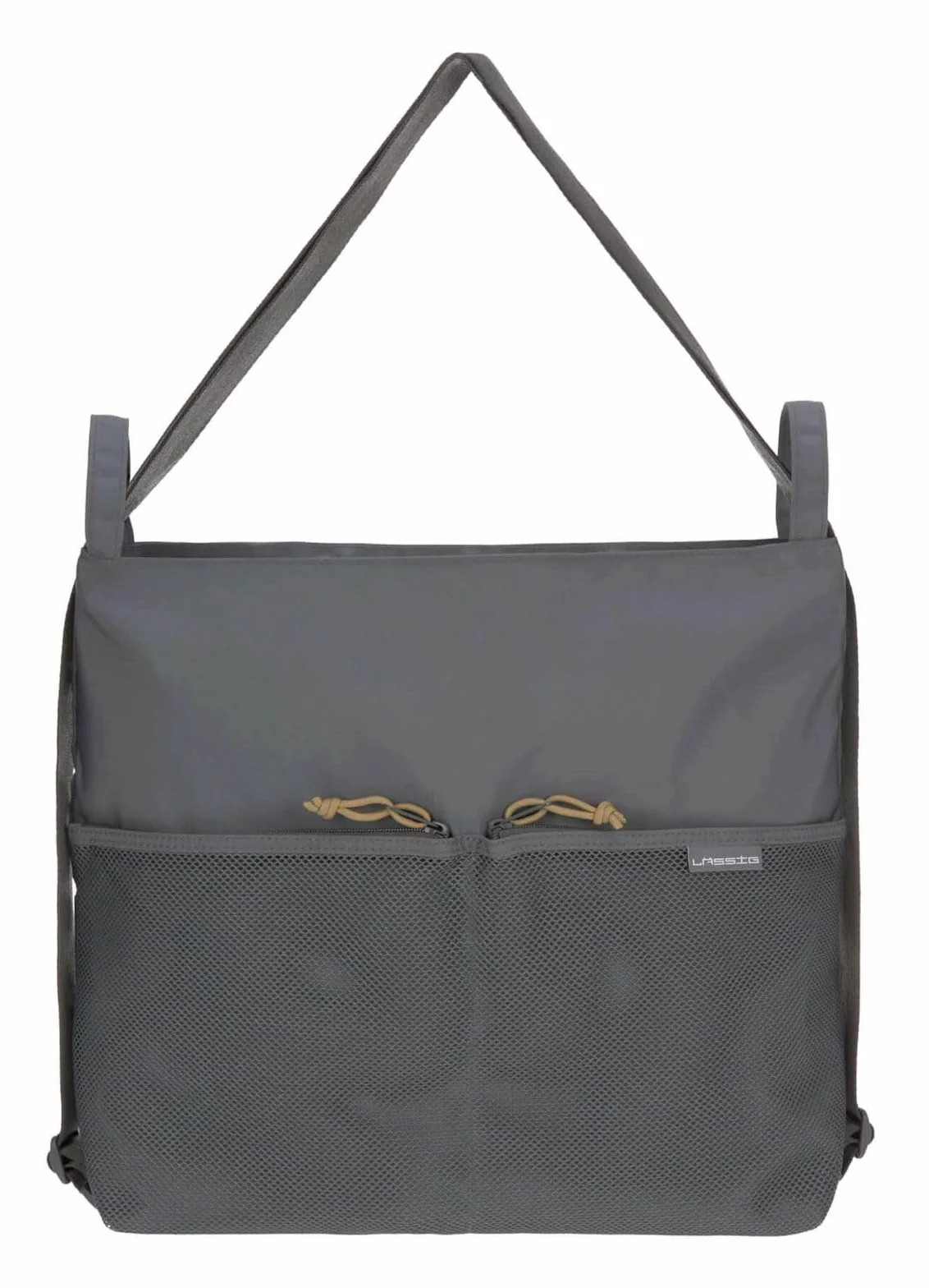 Lässig 1107004236, Borsa Buggy/Casual Conversion Buggy Bag Grigio Anthracite - 348 g