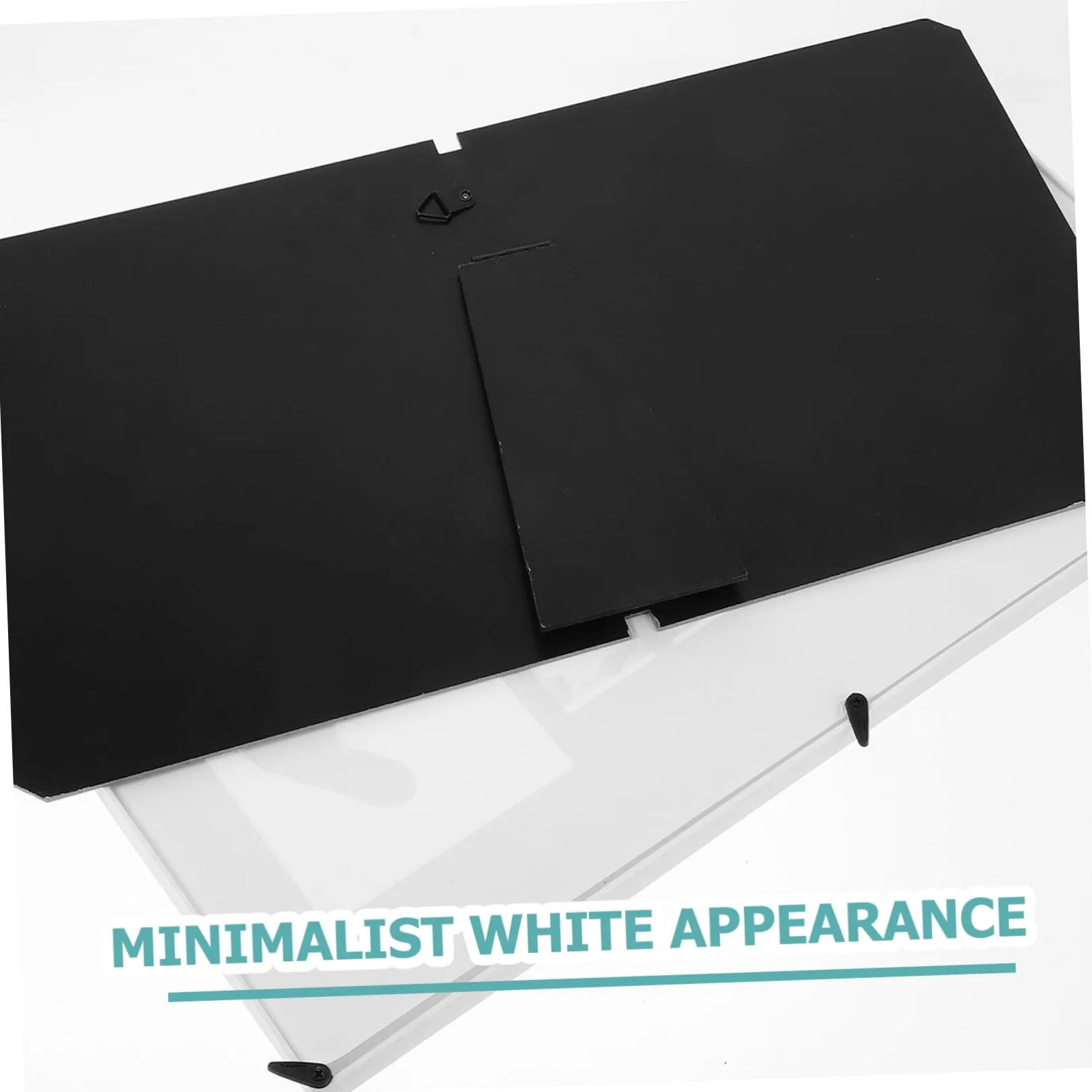 Portafoto Impronte Mani e Piedi Neonata 12 Mesi Bianco | Pp e Pvc, Esposizione da Tavolo, Regalo per Genitori di Neonati, Stile Semplice ed Elegante