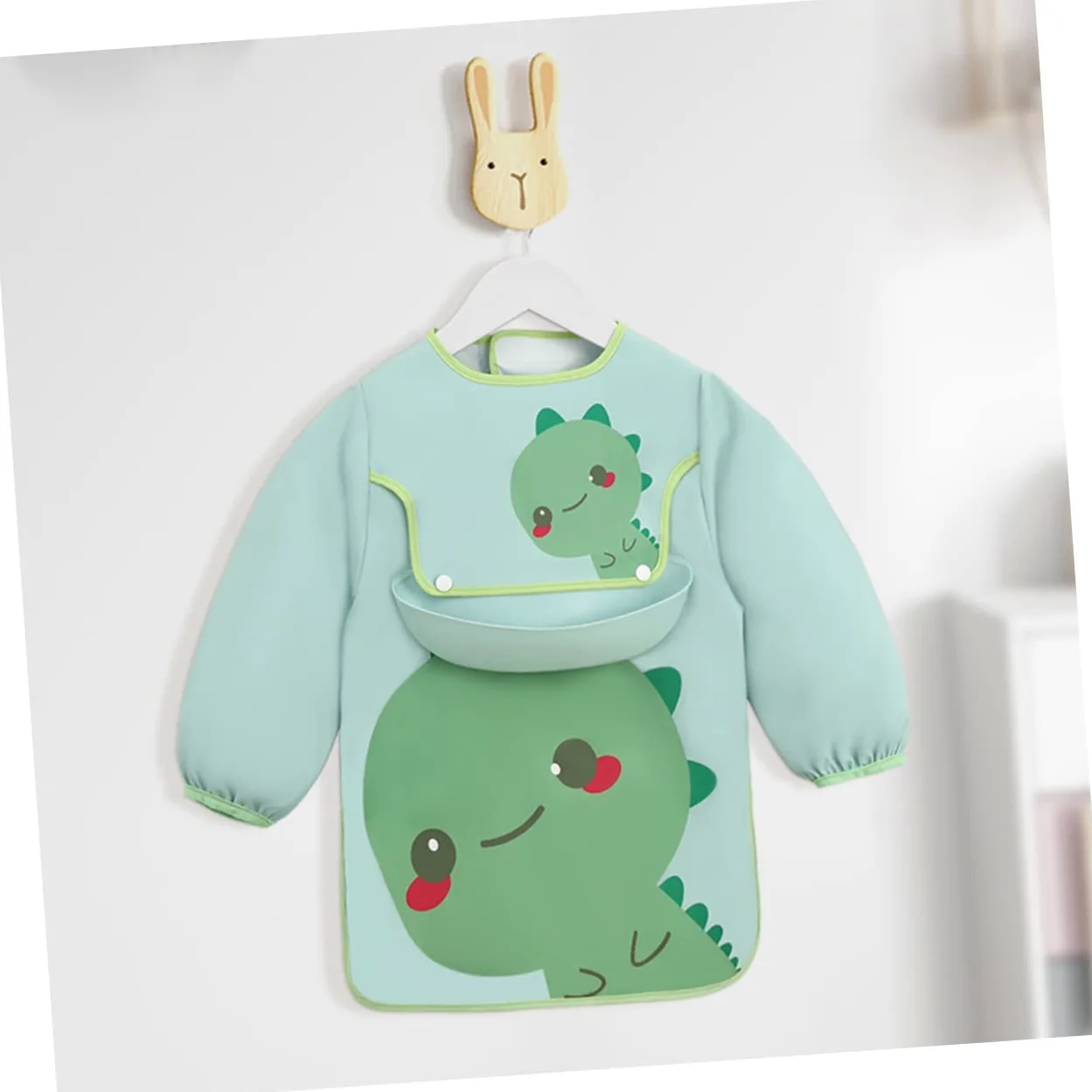 Abaodam 3pezzi Bavaglino Per Smock Con Maniche Lunghe Per e Attività Ricreative Design