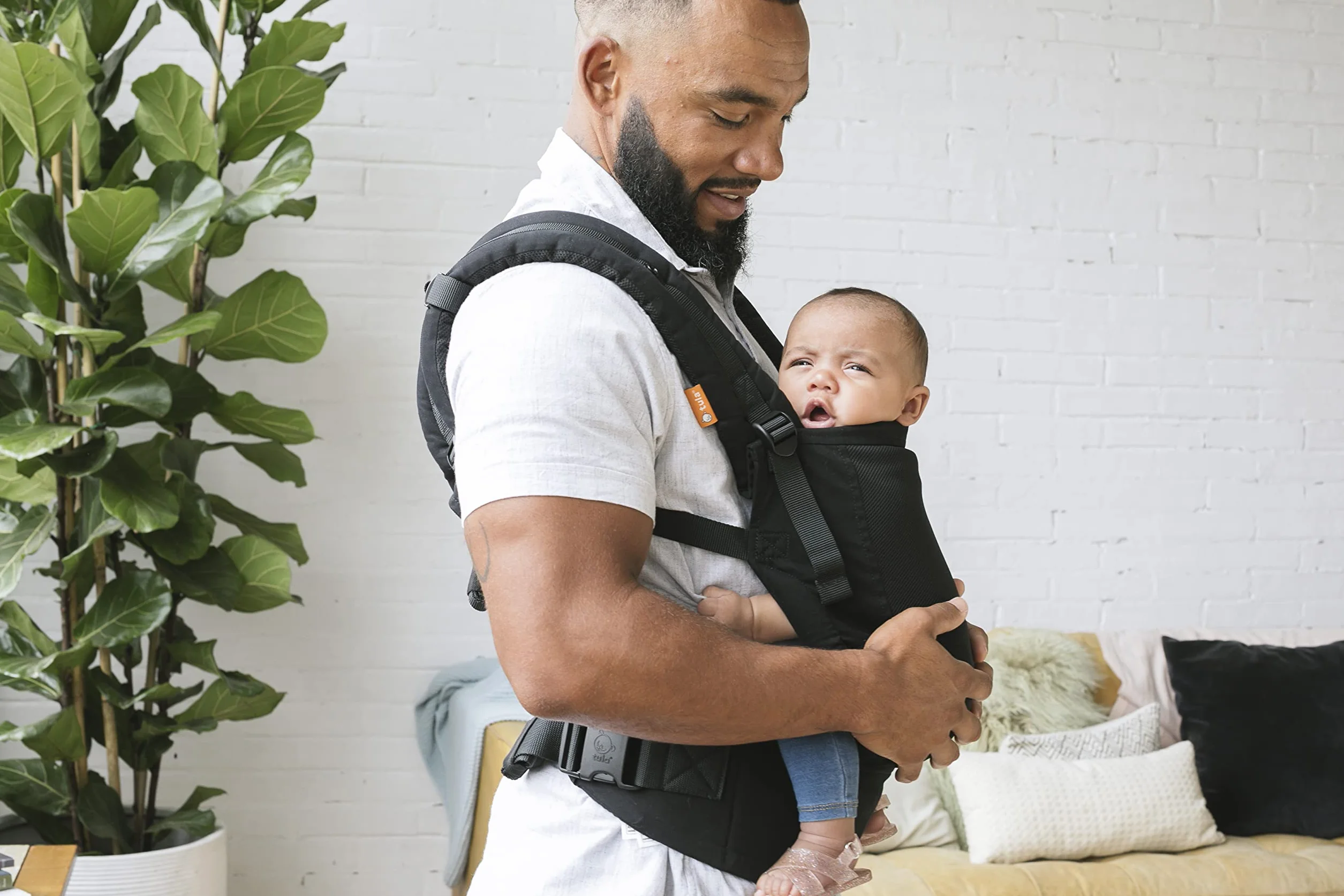 Tula Mesh Free-to-Grow marsupio neonati e bambini ergonomico, regolabile dalla nascita, marsupio porta bebe estivo, transpirable, due posizioni, schiena, per 3,2-20,4 kg, Urbanista