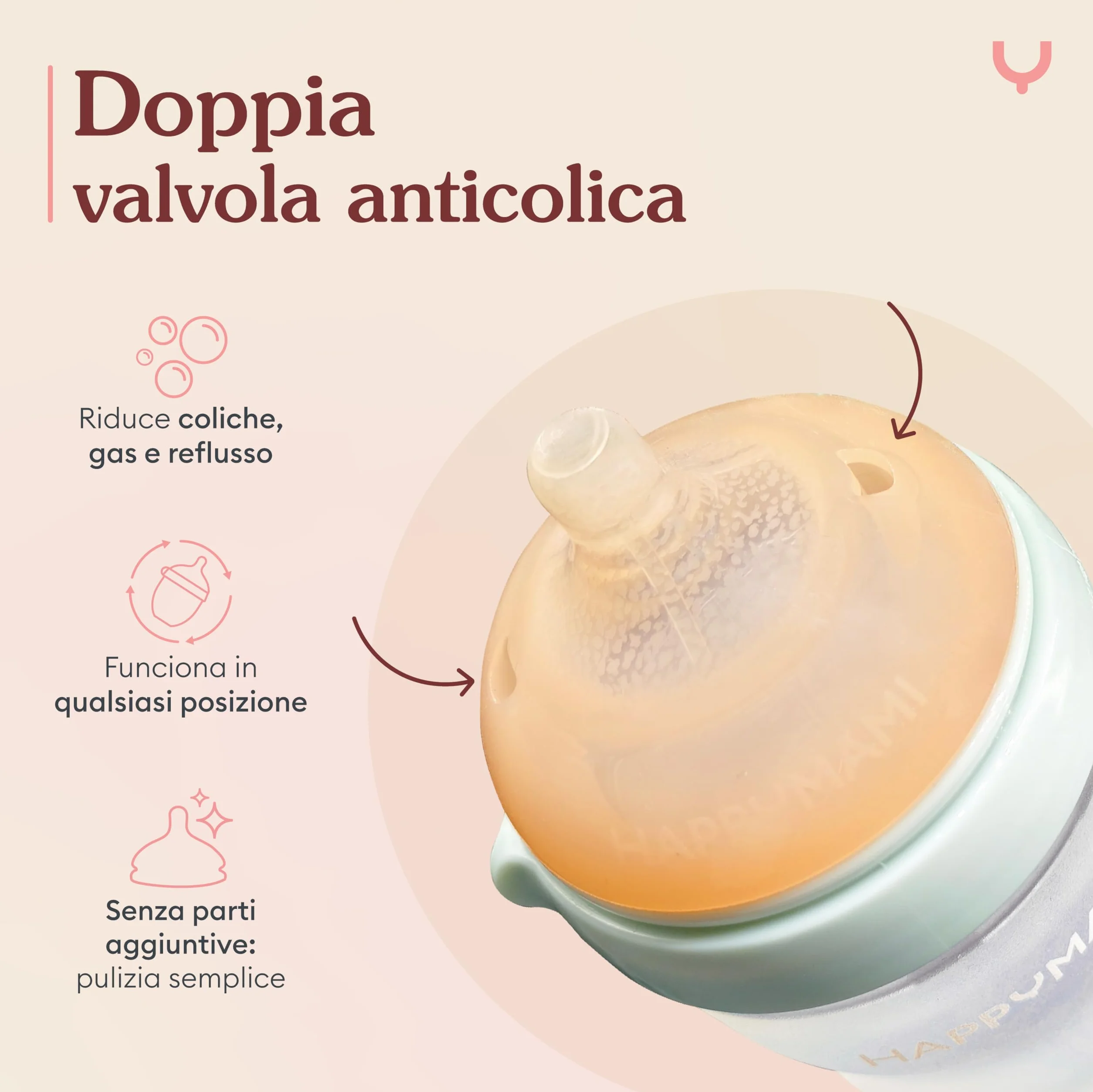 Happymami, Set Biberon Personalizzabile con la Forma del tuo Seno +Dosatore di Latte in Polvere, Kit di Alimentazione per il tuo Bebè, Senza BPA (Set Biberon + Dosatore di Latte in Polvere)