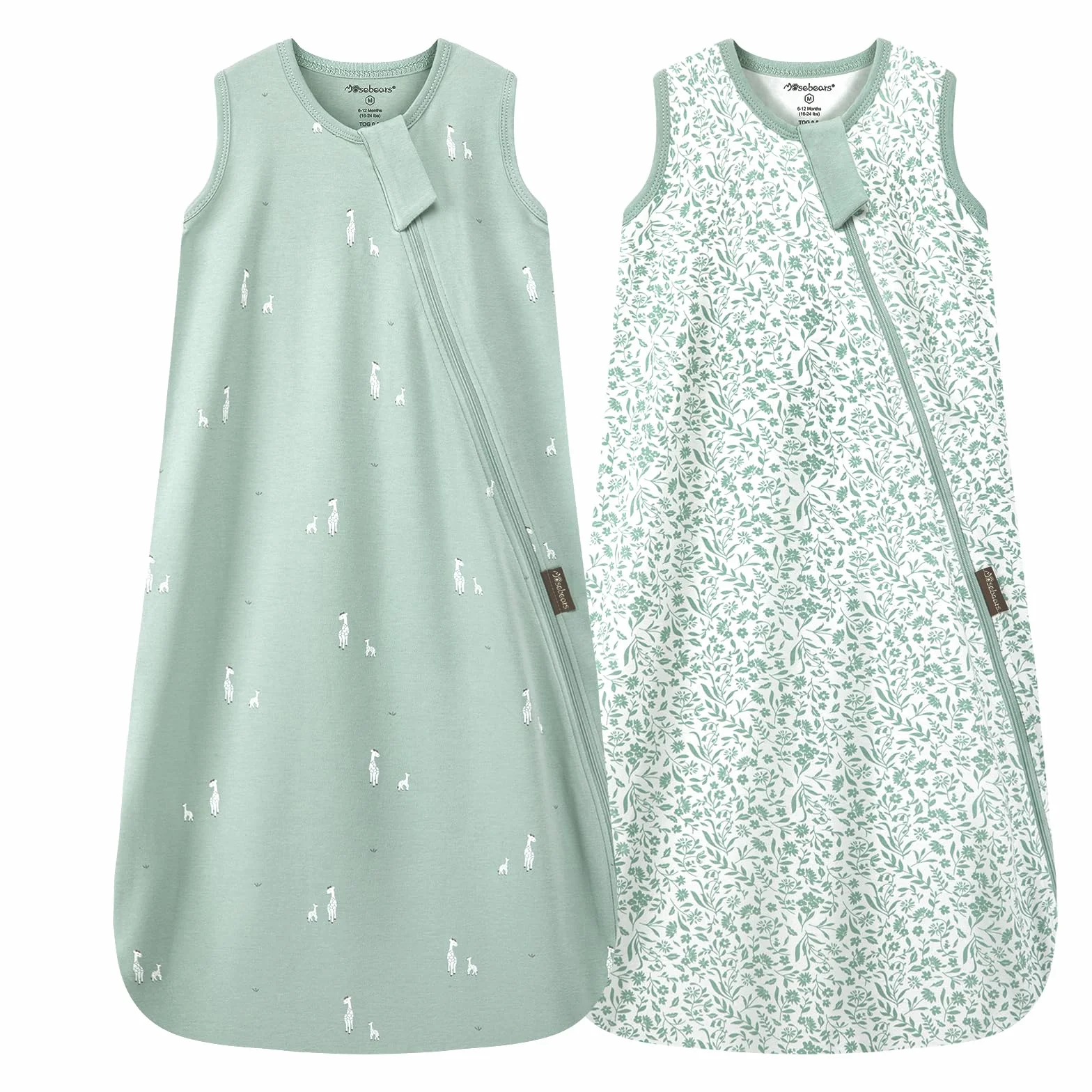 Mosebears 0.5 Tog Sacco Nanna in Cotone per Neonati, Estate - Per Bambini e Bambine