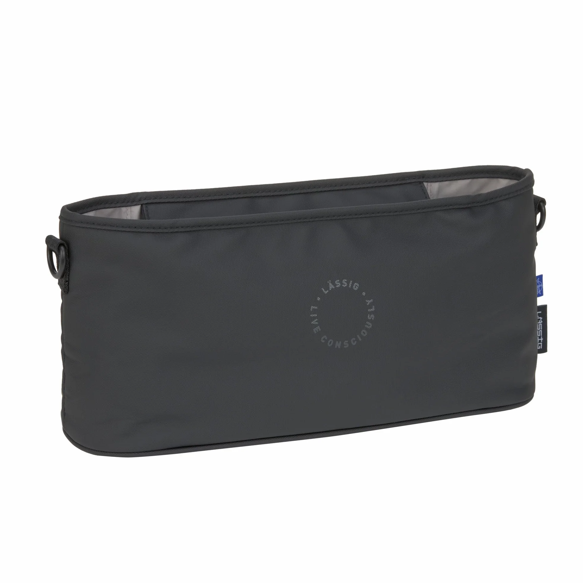 LÄSSIG Organizzatore per carrozzina per bambini organizzatore per carrozzina borsa per carrozzina con attacco per carrozzina/Buggy Organizer black