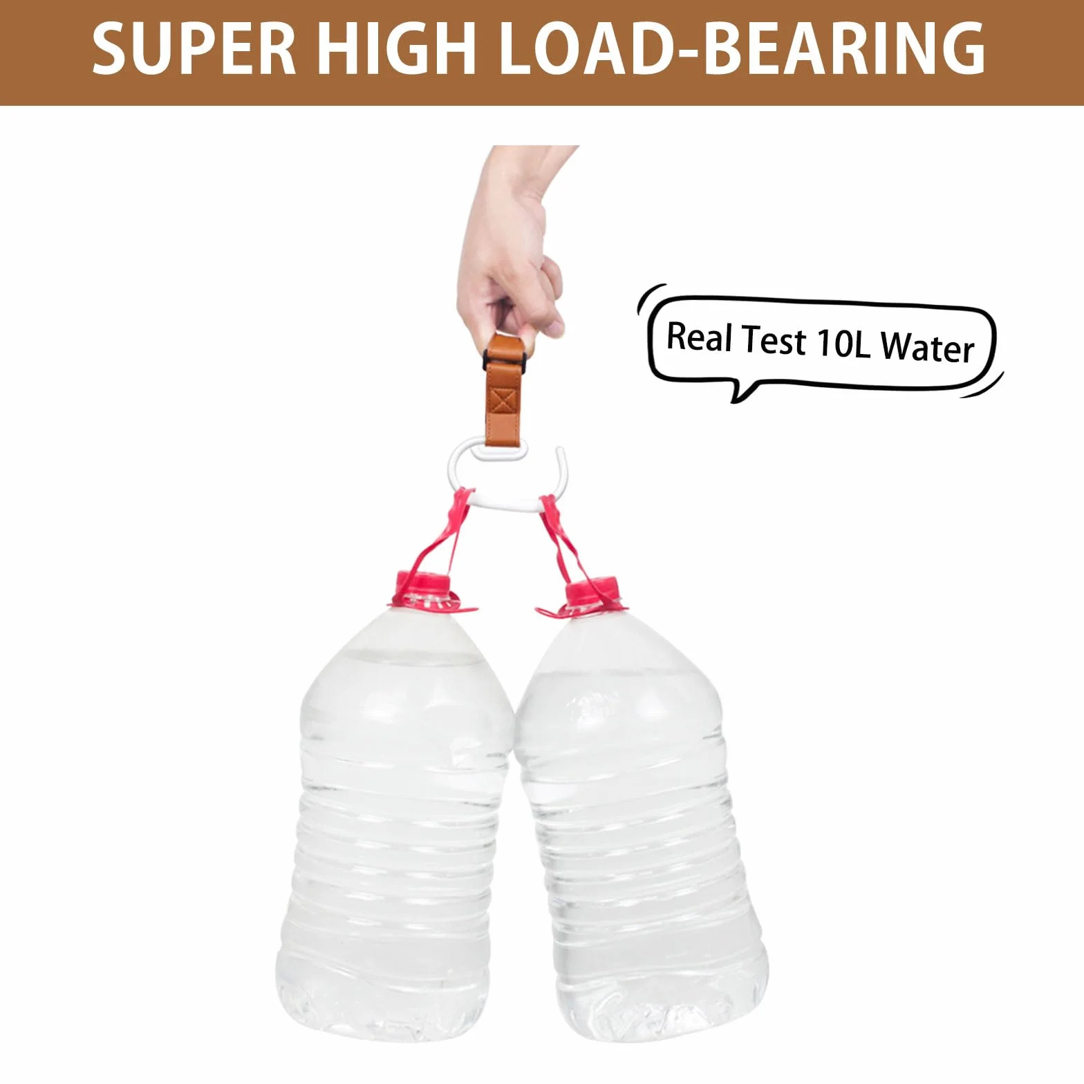 Vihir Passeggino Gancio per Borse, Grande Passeggino Gancio Universale, Accessori Passeggino, Pelle PU + Lega di Alluminio+Silicone Anti Scivolo Protettiva