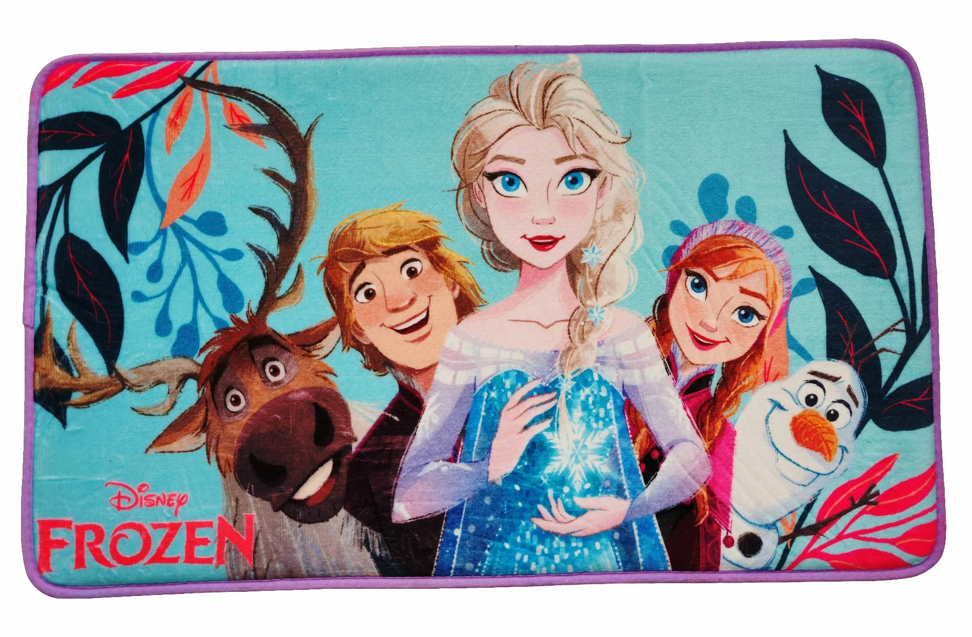 ILS I LOVE SHOPPING Tappeto decorativo per la cameretta dei bambini, antiscivolo, morbido e soffice - Spessore 2cm (Frozen)