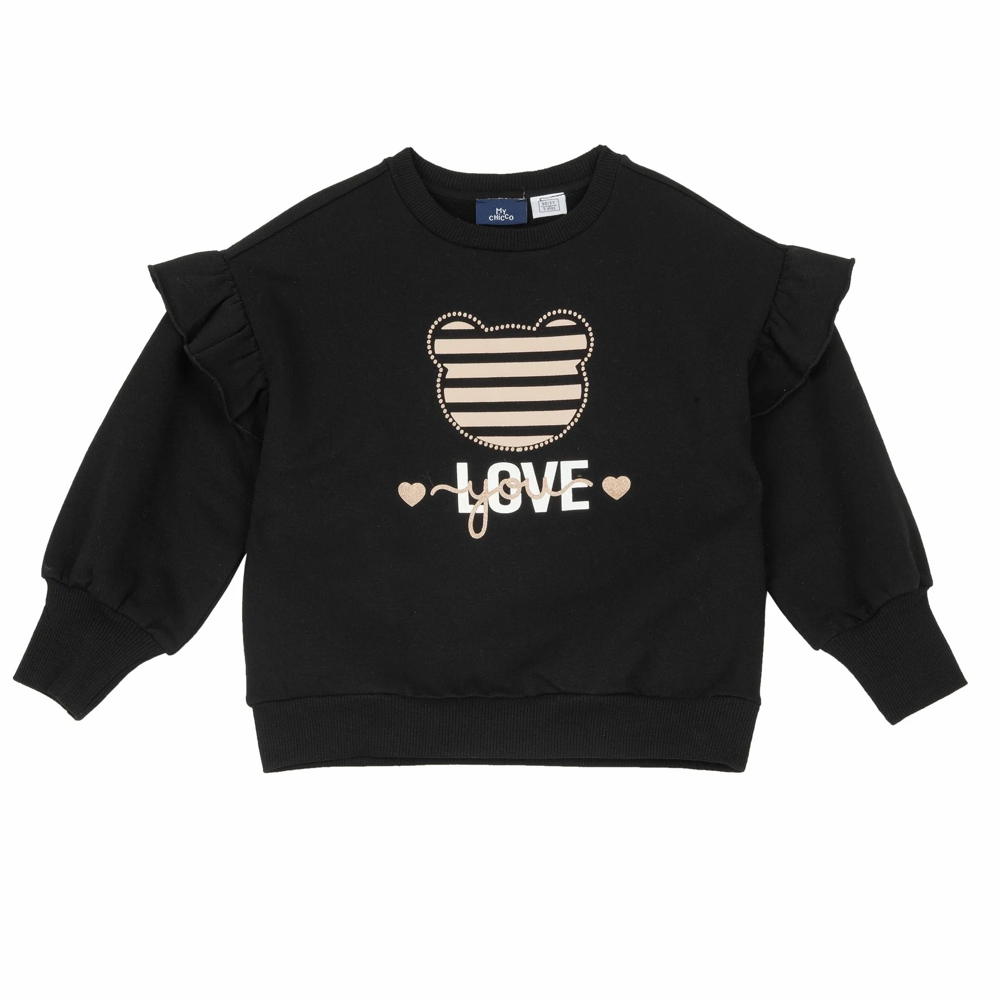 Chicco, Completo Bambina con Felpa e Leggings, in Caldo e Morbido Tessuto Felpato, Abbigliamento Bambina, Designed in Italy