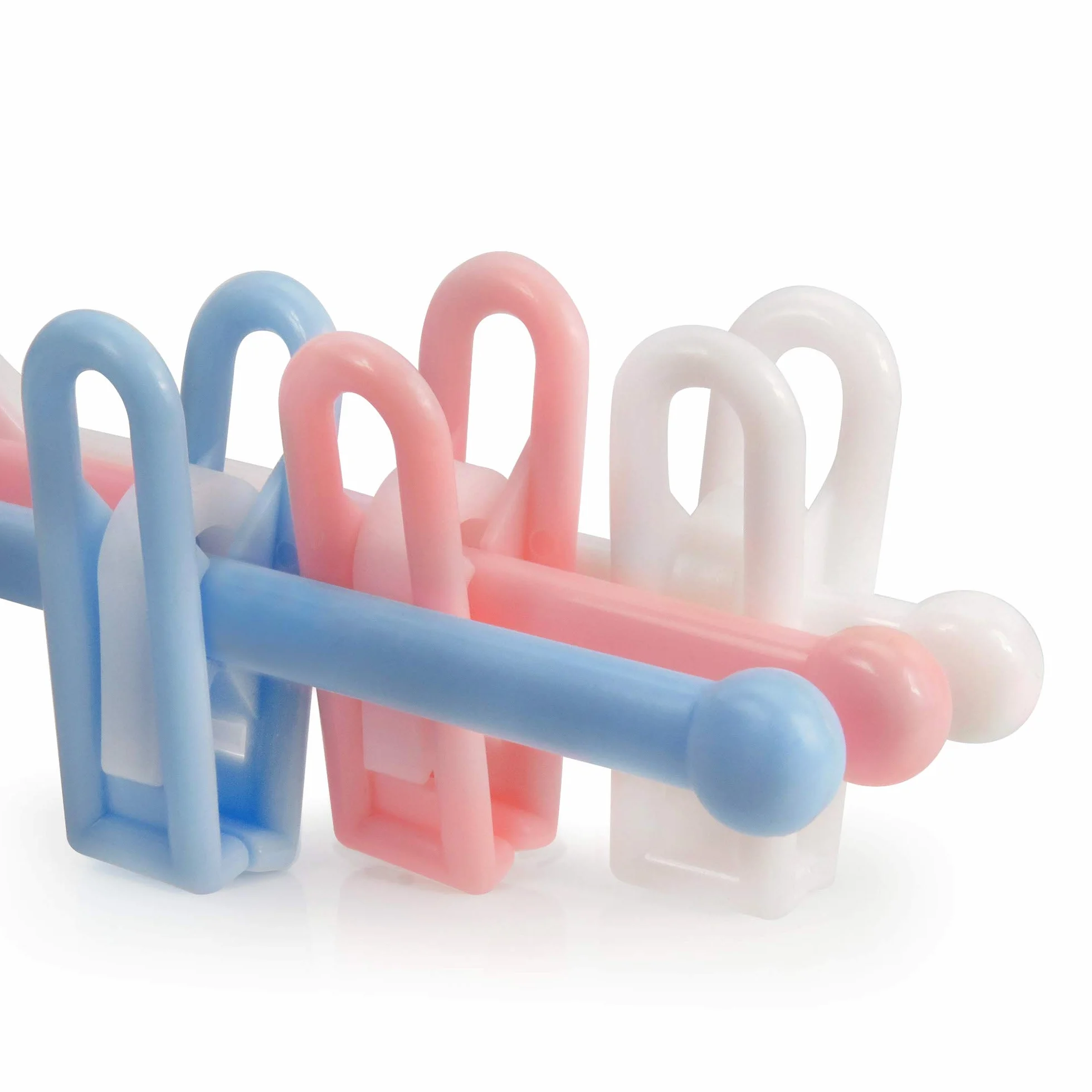 HANGERWORLD 20 grucce bianche in plastica da 30 cm, per top coat e indumenti per bambini